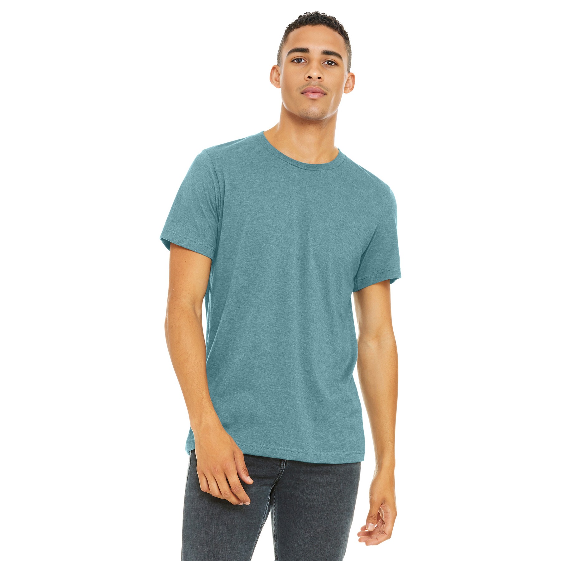 Unisex Heather CVC Short Sleeve Tee - Thumbnail Image