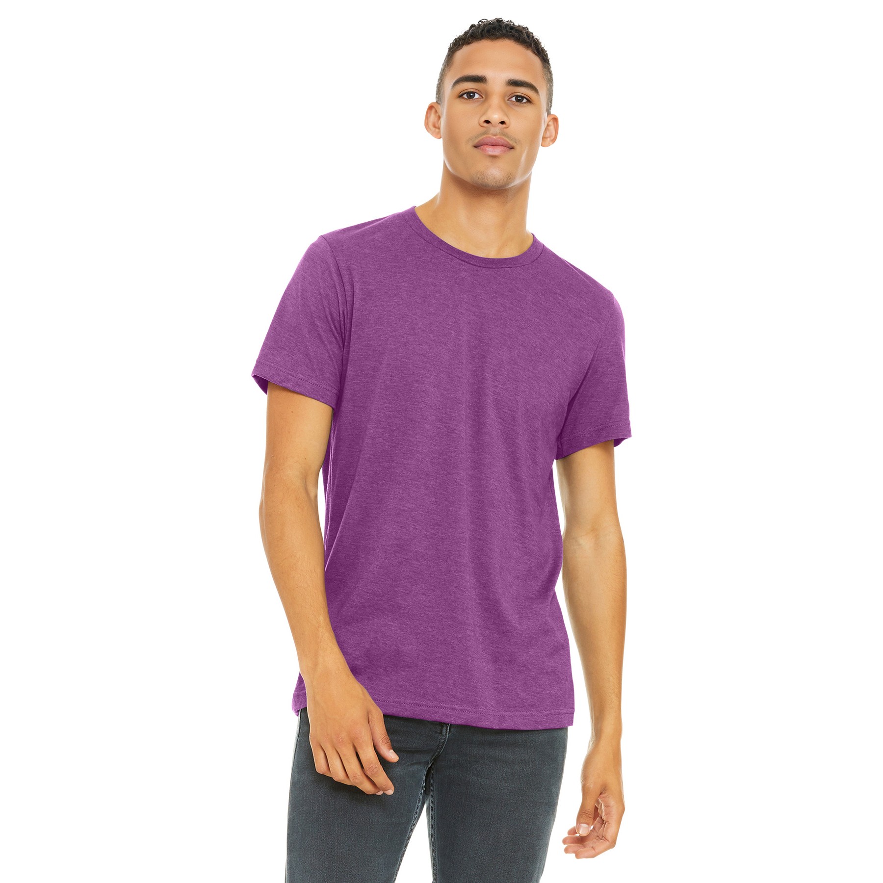 Unisex Heather CVC Short Sleeve Tee - Thumbnail Image