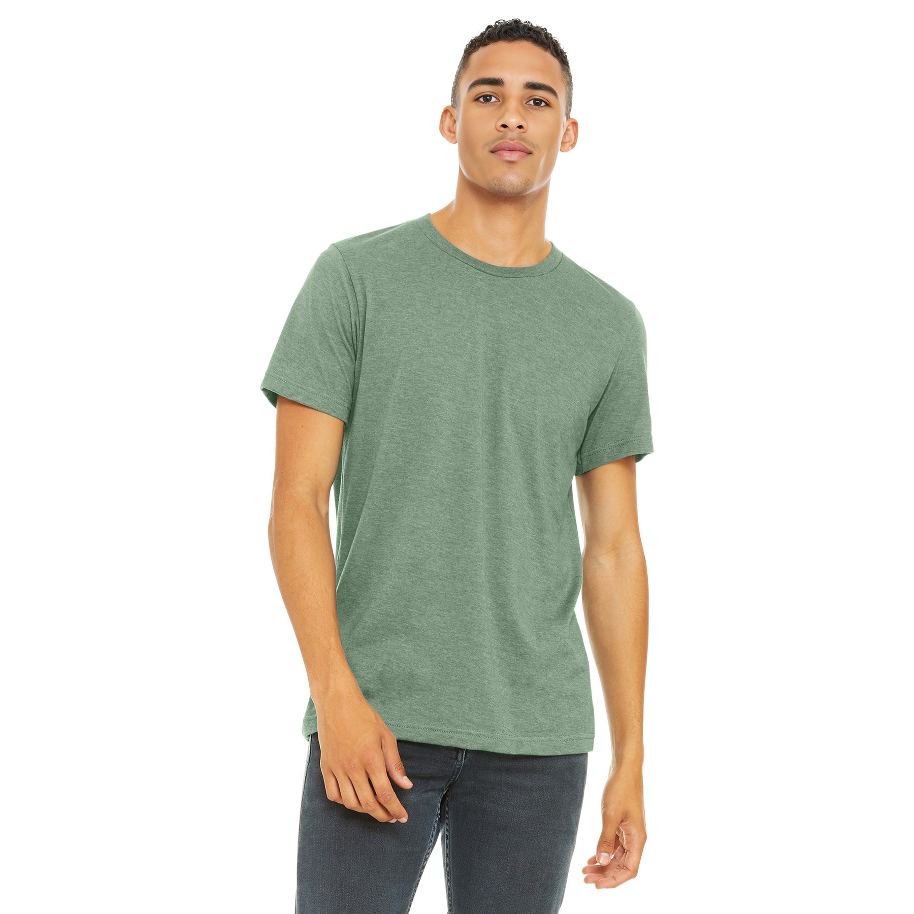 Unisex Heather CVC Short Sleeve Tee - Thumbnail Image