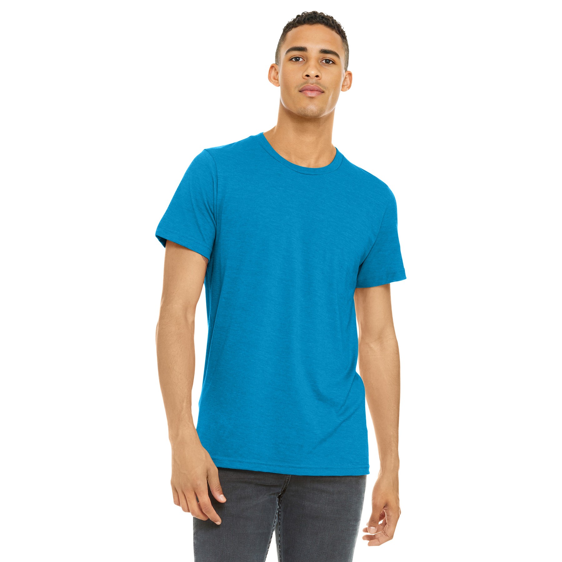 Unisex Heather CVC Short Sleeve Tee - Thumbnail Image