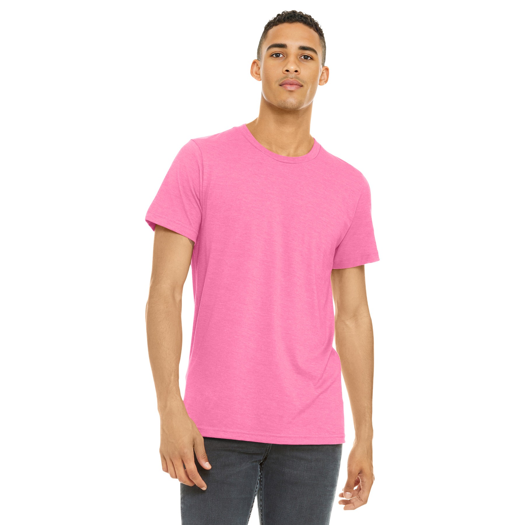 Unisex Heather CVC Short Sleeve Tee - Thumbnail Image