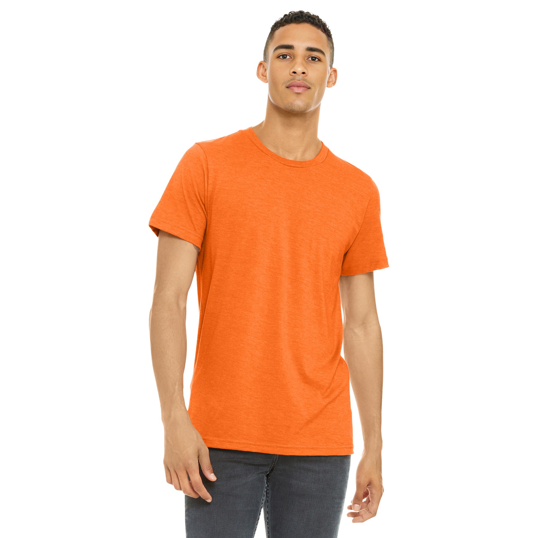 Unisex Heather CVC Short Sleeve Tee - Thumbnail Image