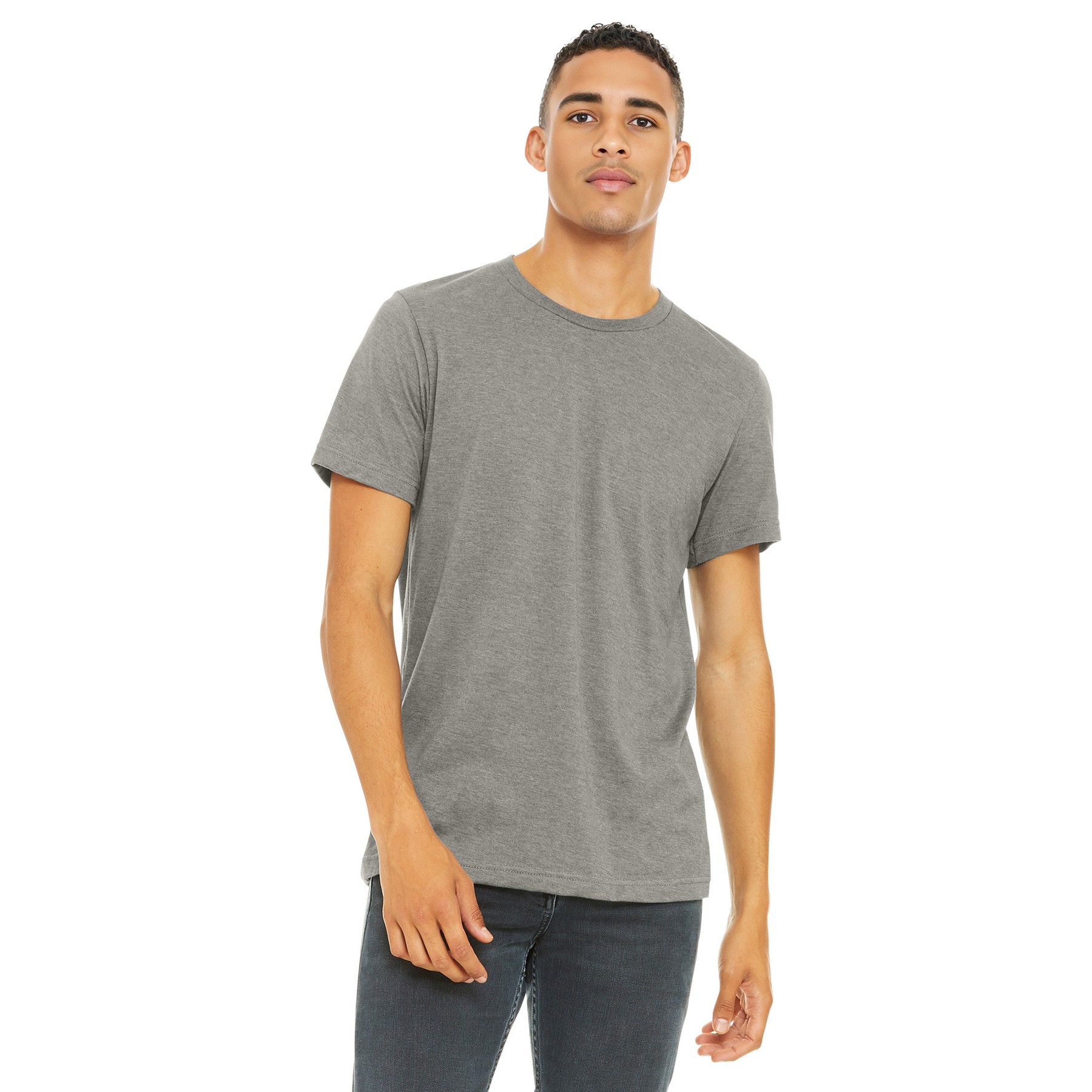Unisex Heather CVC Short Sleeve Tee - Thumbnail Image
