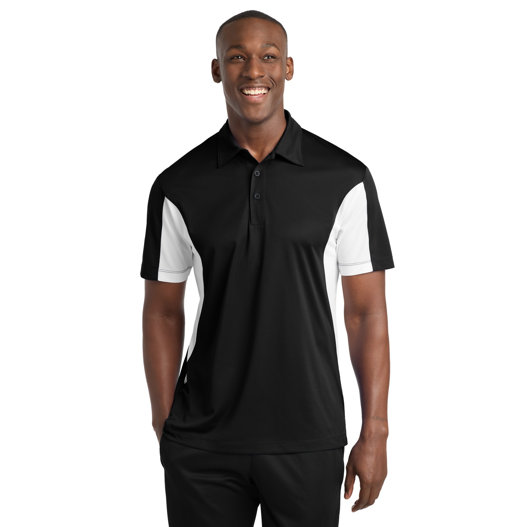 Tall Side Blocked Micropique Sport-Wick Polo