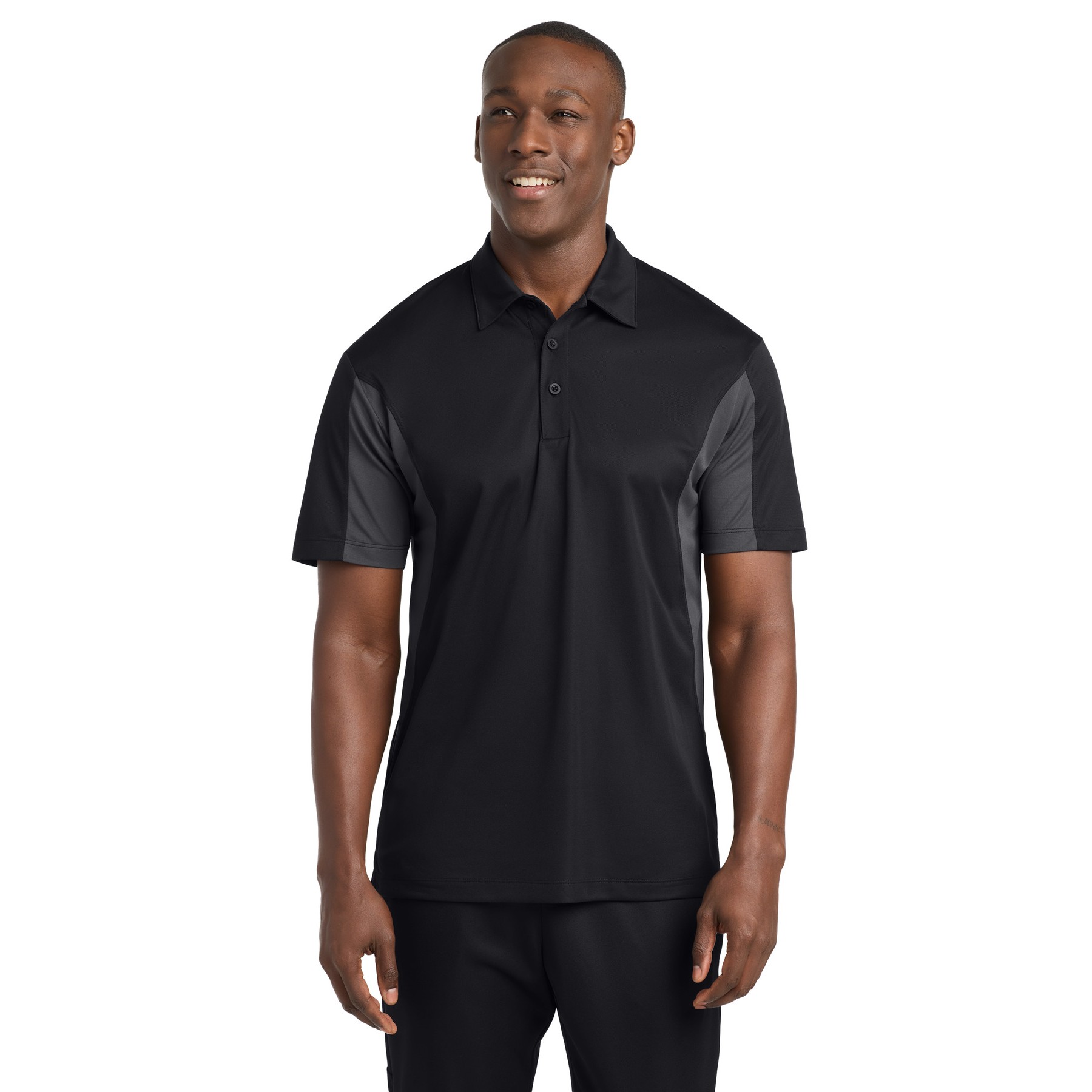 Tall Side Blocked Micropique Sport-Wick Polo - Thumbnail Image