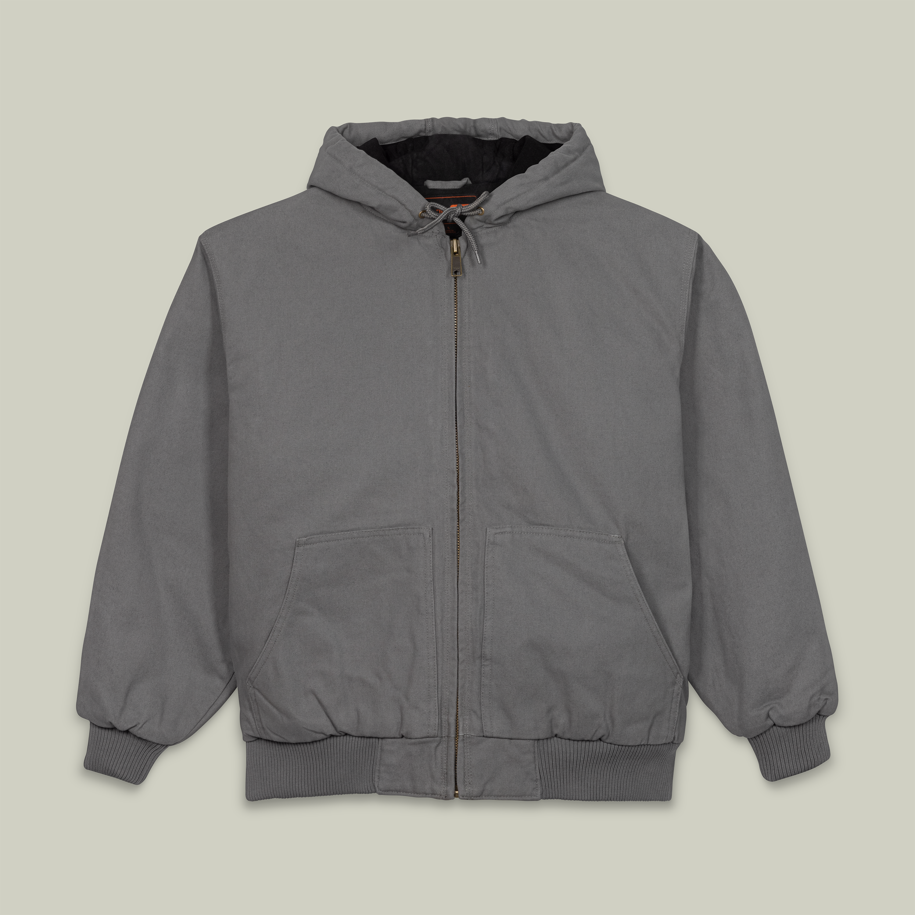 CornerStone® Men's Duck Cloth Hooded Work Jacket (Embroidery) - Thumbnail Image