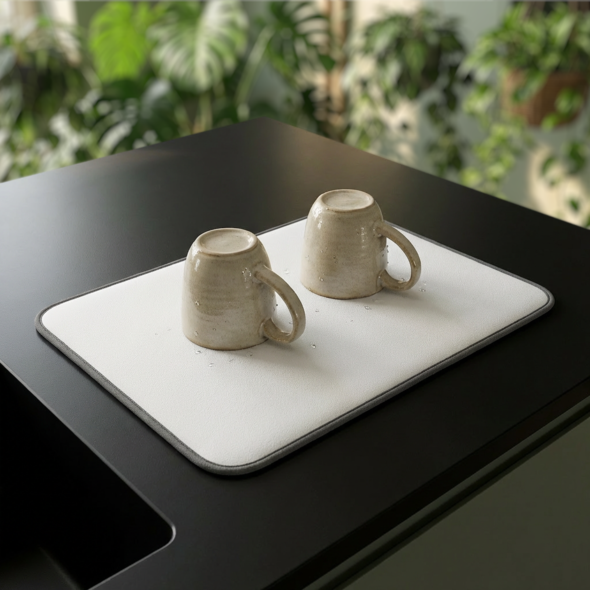 Microfiber Kitchen Dish Mat - Thumbnail Image