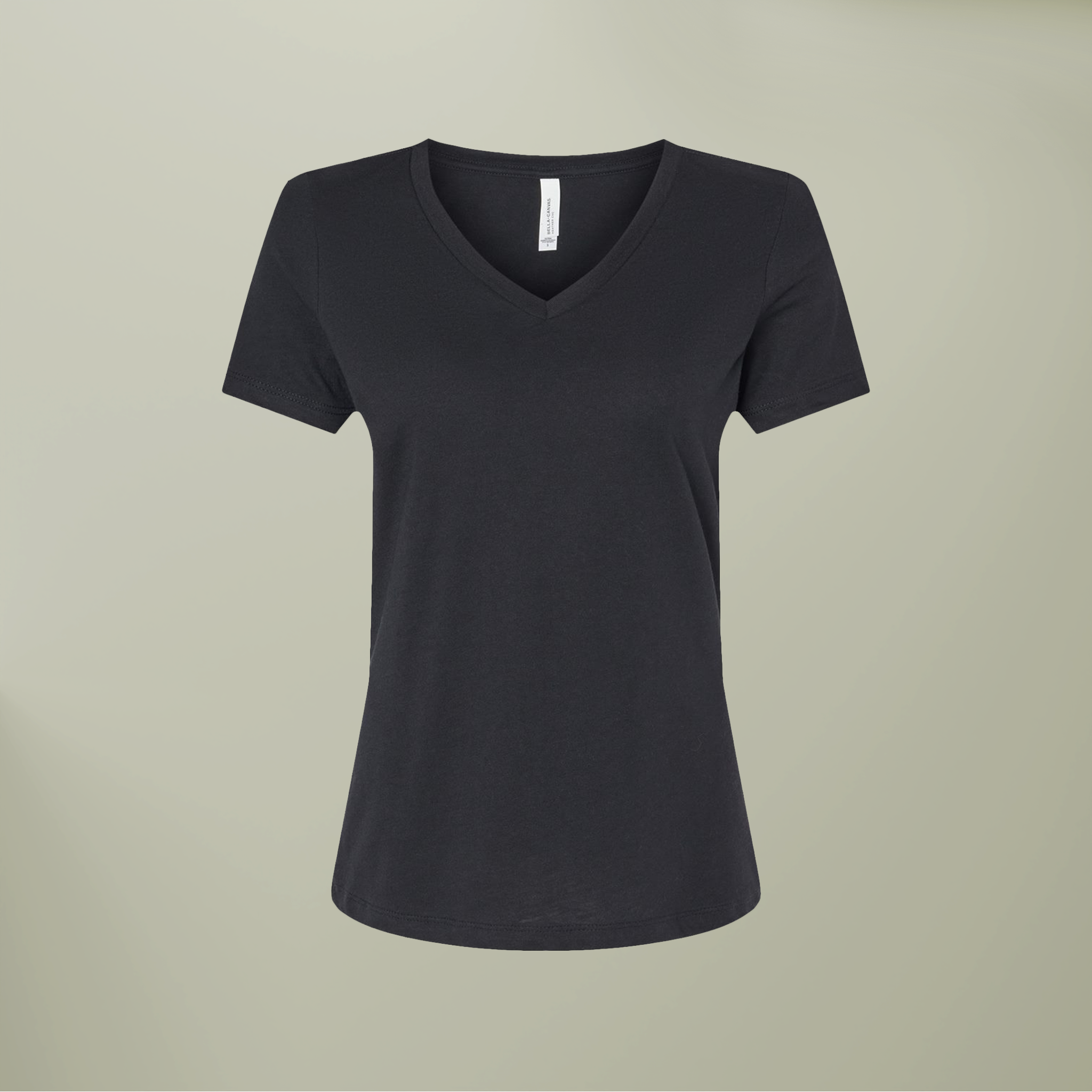 Women’s Relaxed Heather CVC V-Neck Tee - Thumbnail Image