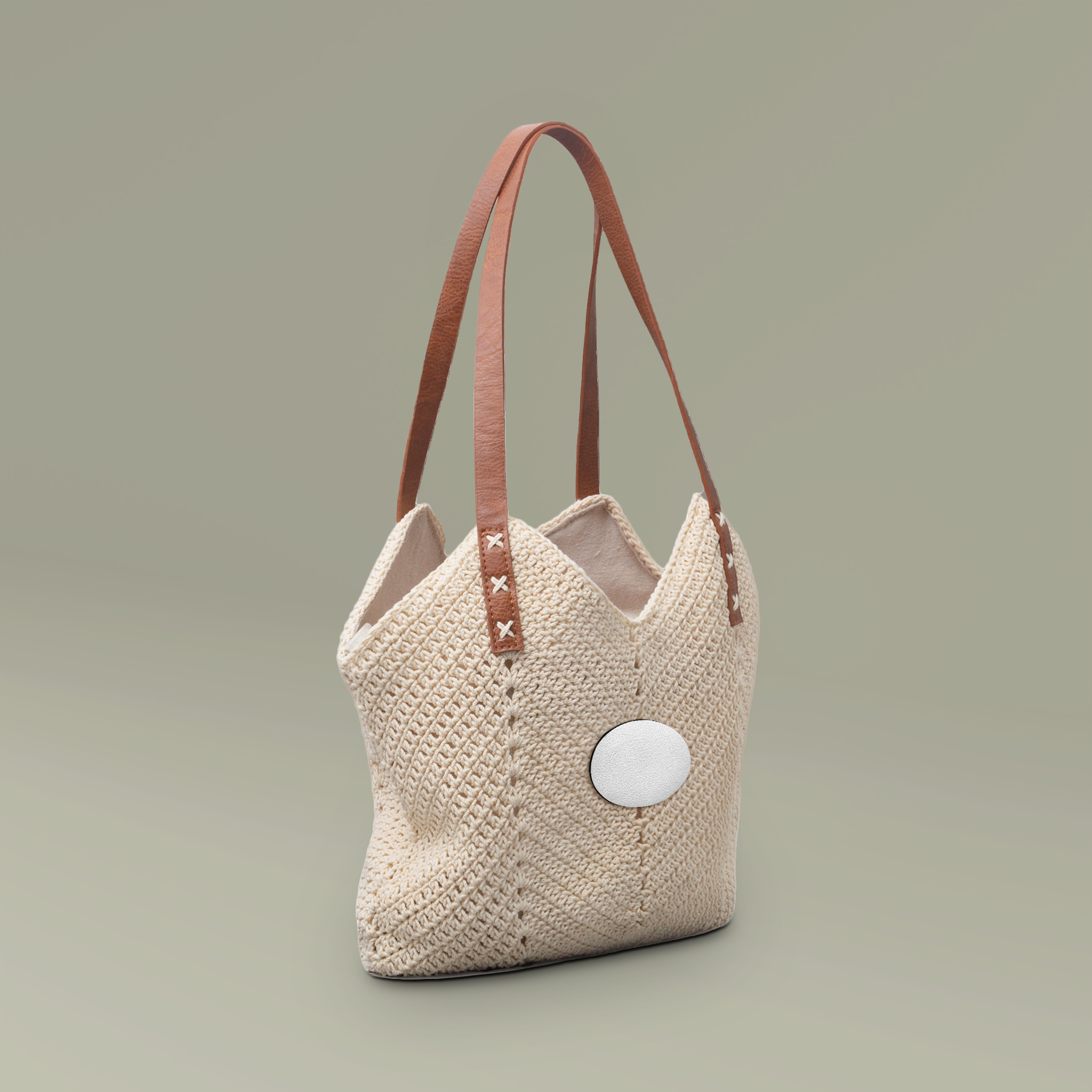 Straw Shoulder Bag - Thumbnail Image