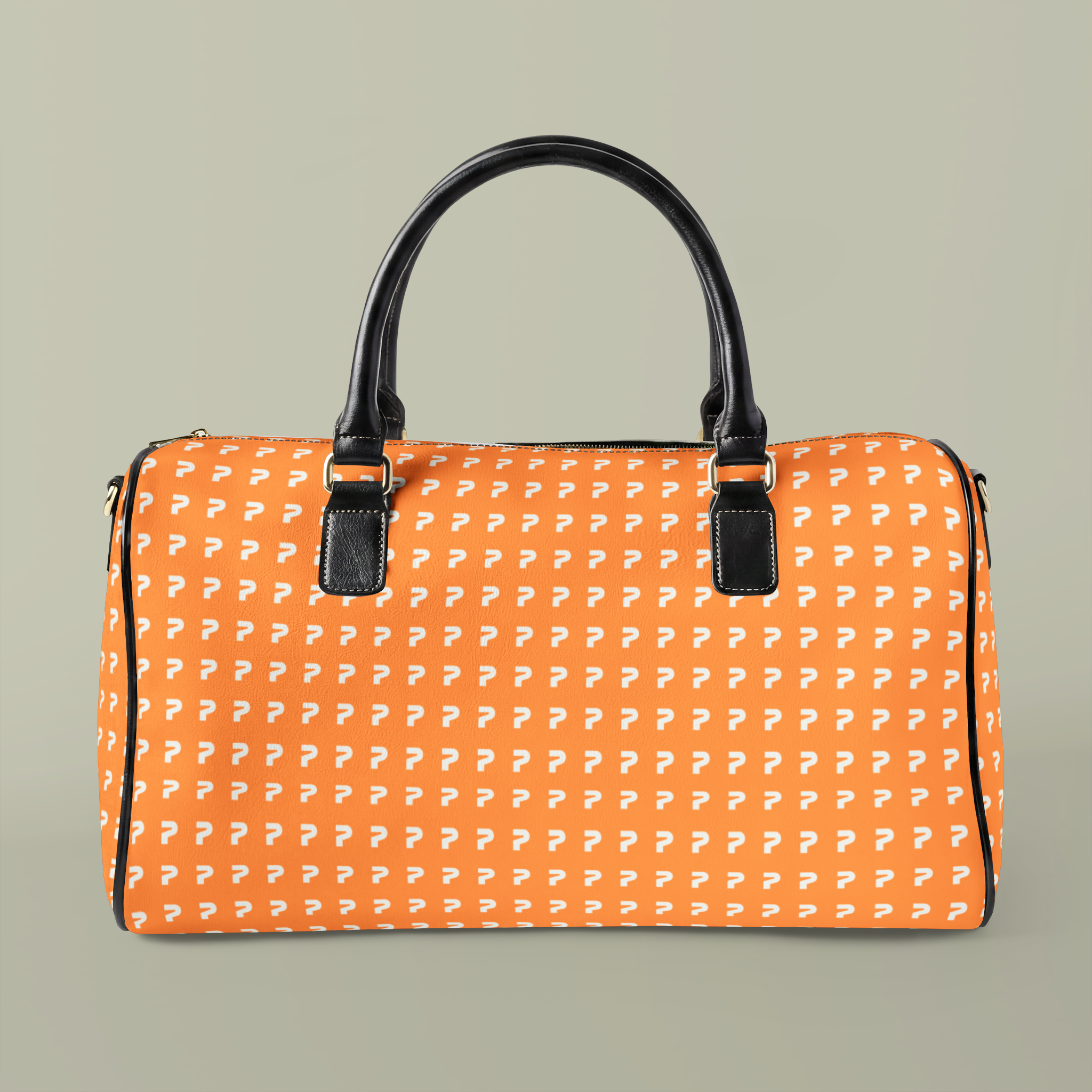 Faux Leather Travel Bag - Thumbnail Image