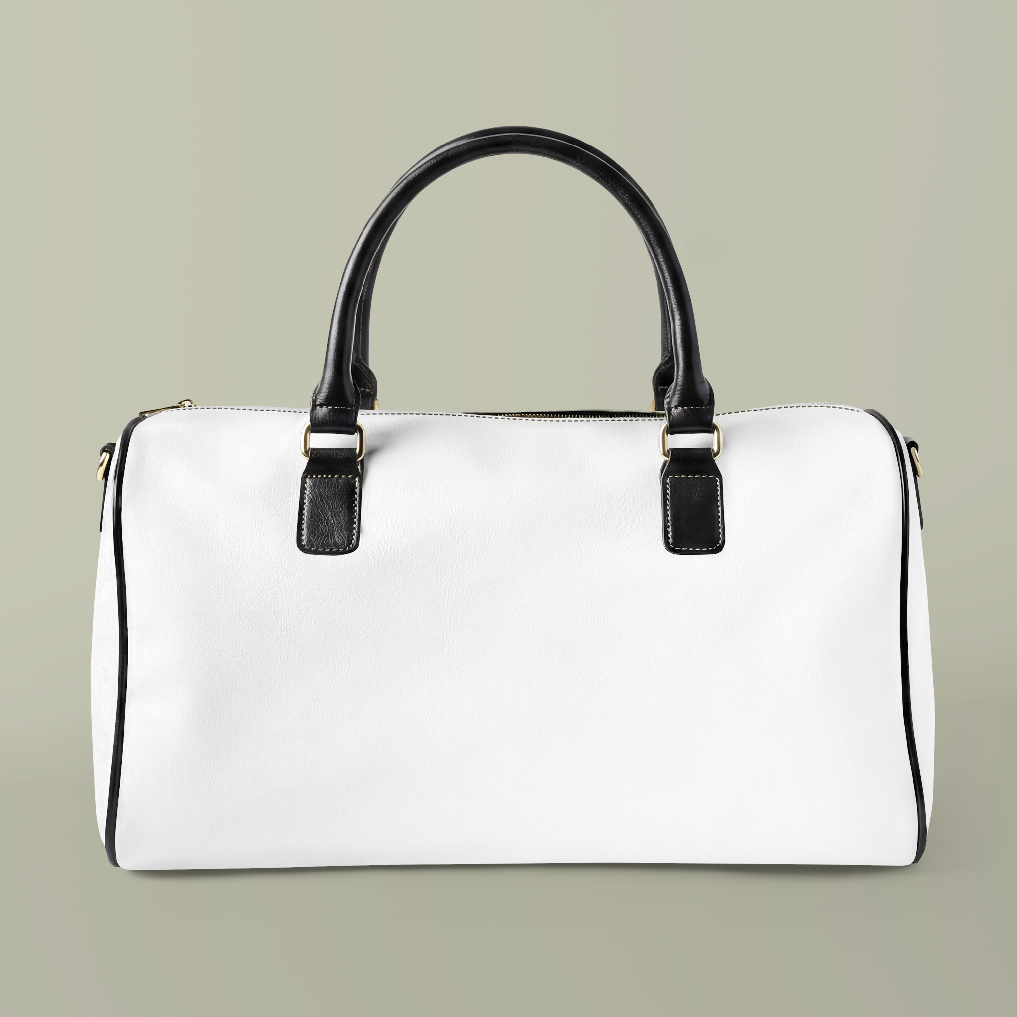 Faux Leather Travel Bag - Main Image