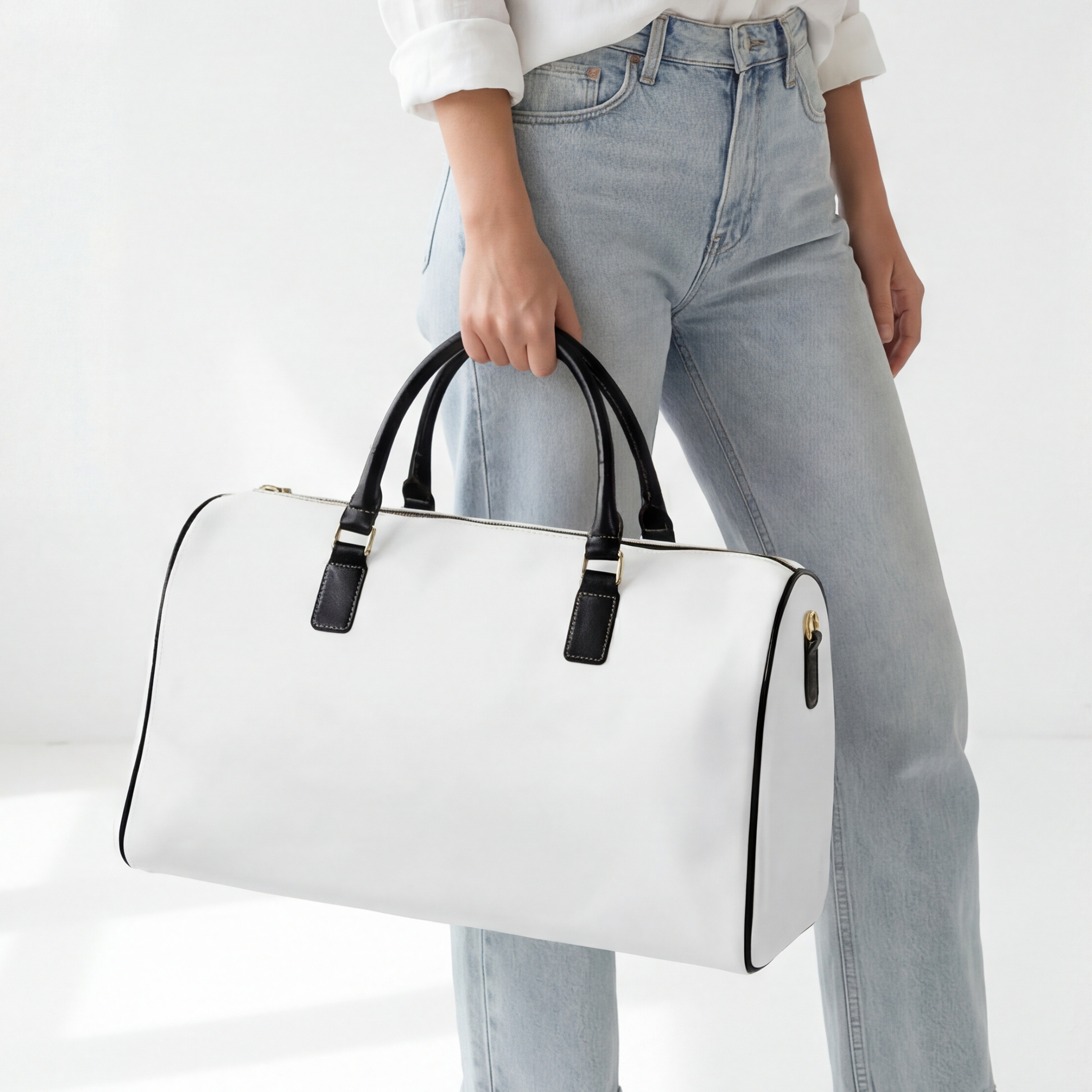 Faux Leather Travel Bag - Thumbnail Image