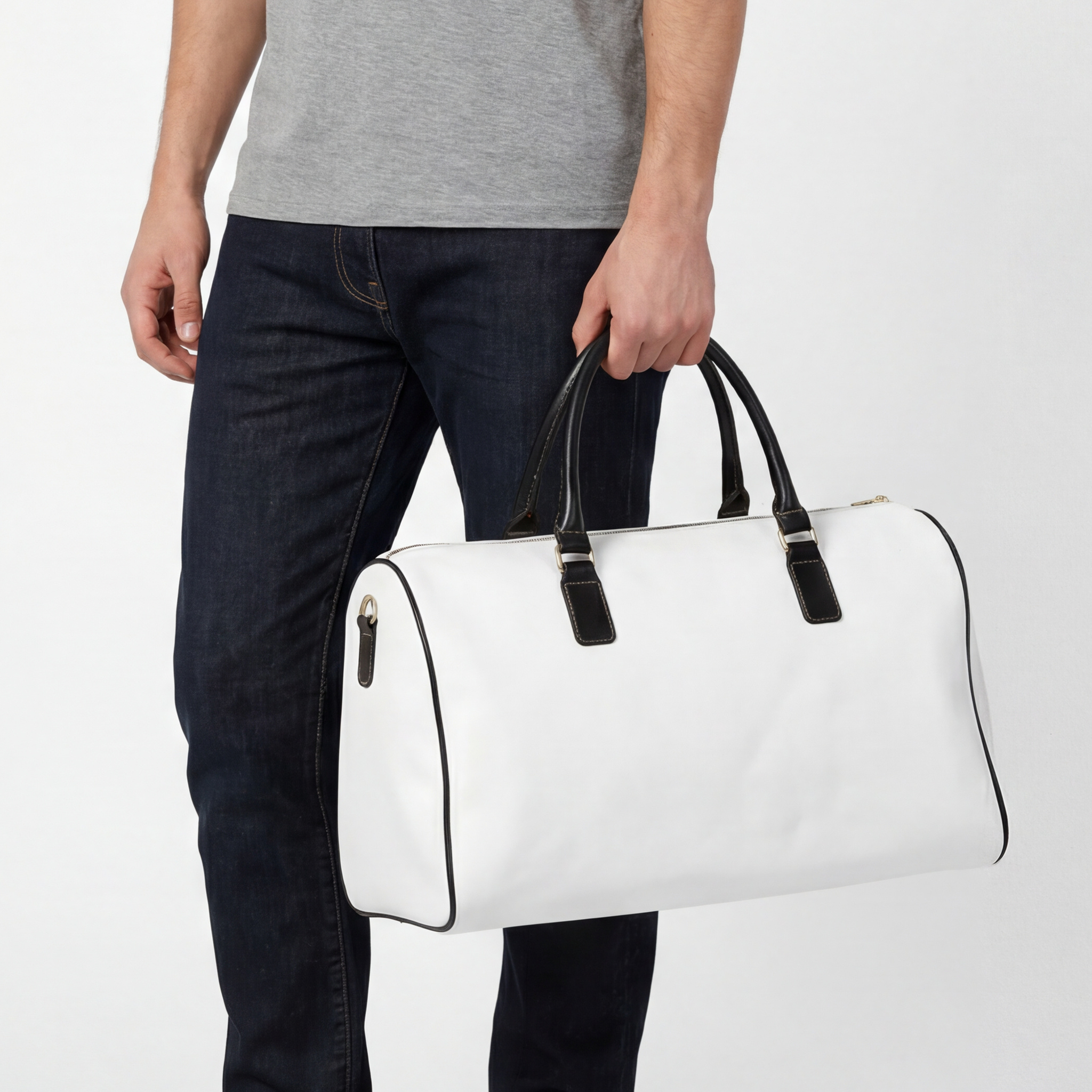 Faux Leather Travel Bag - Thumbnail Image