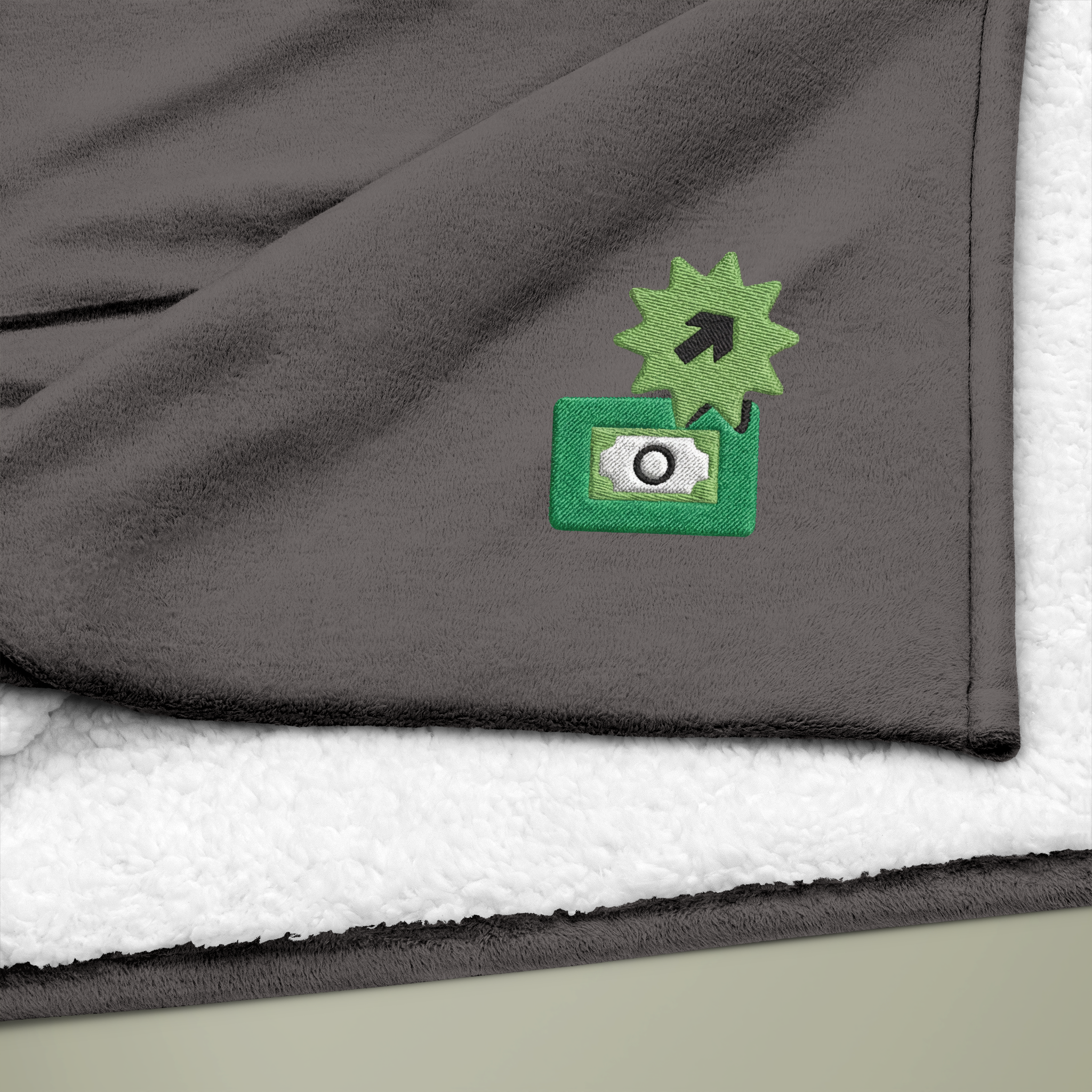 Premium Sherpa Blanket (Embroidery) - Thumbnail Image