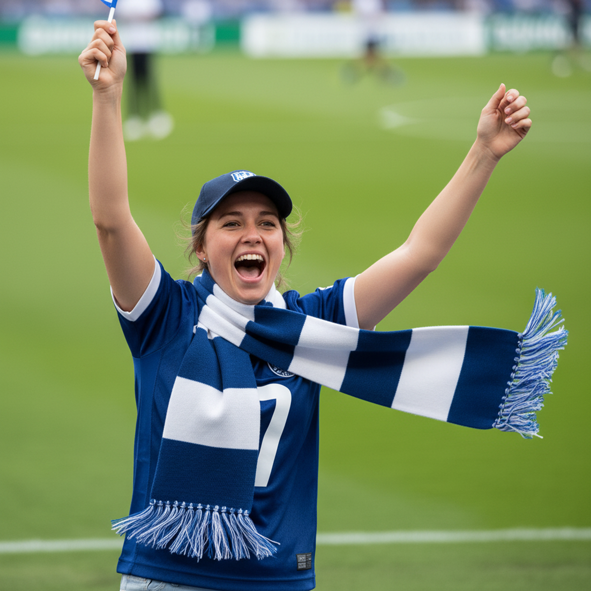 Spectator Scarf (Embroidery) - Thumbnail Image