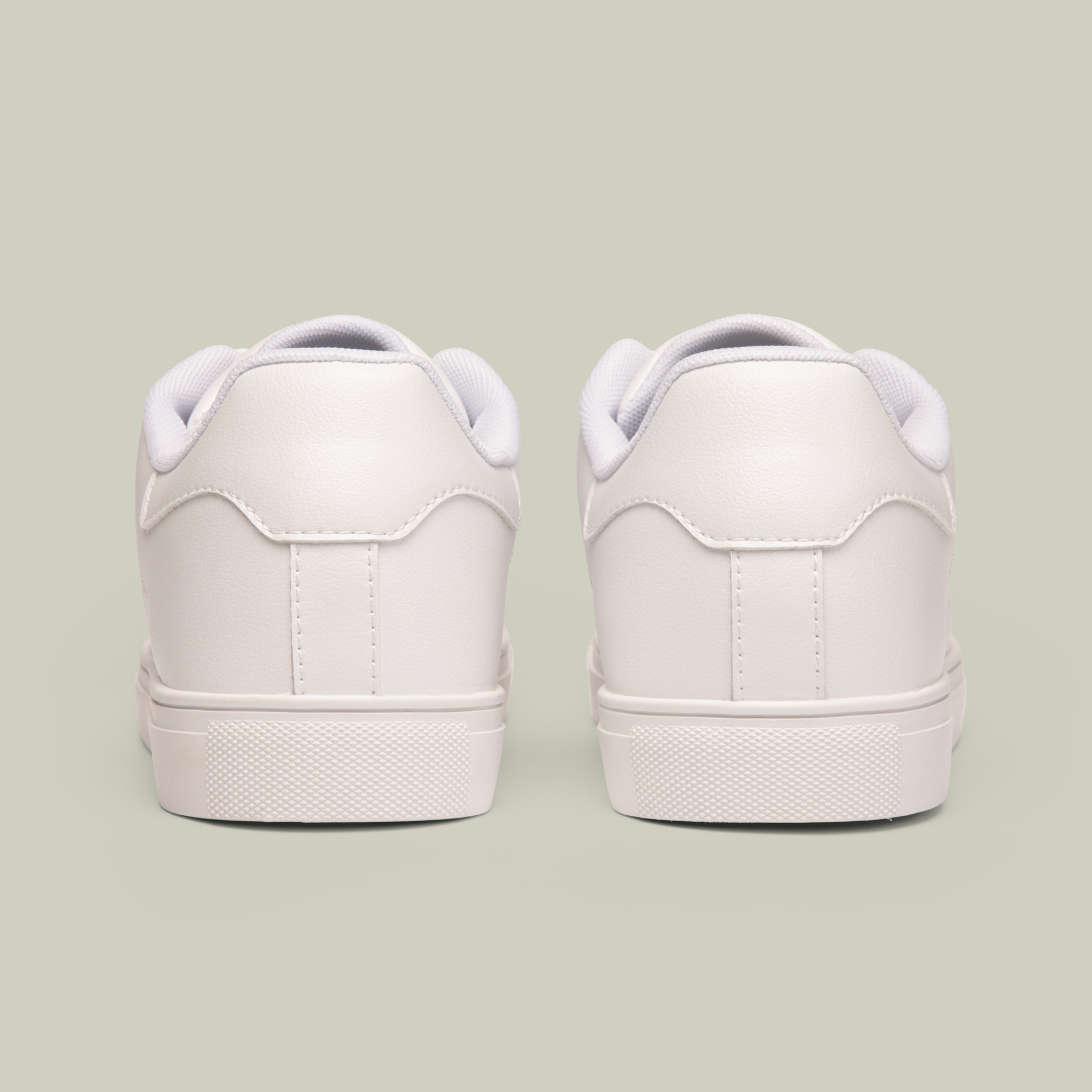 Men's Low-Top Leather Sneakers - Thumbnail Image