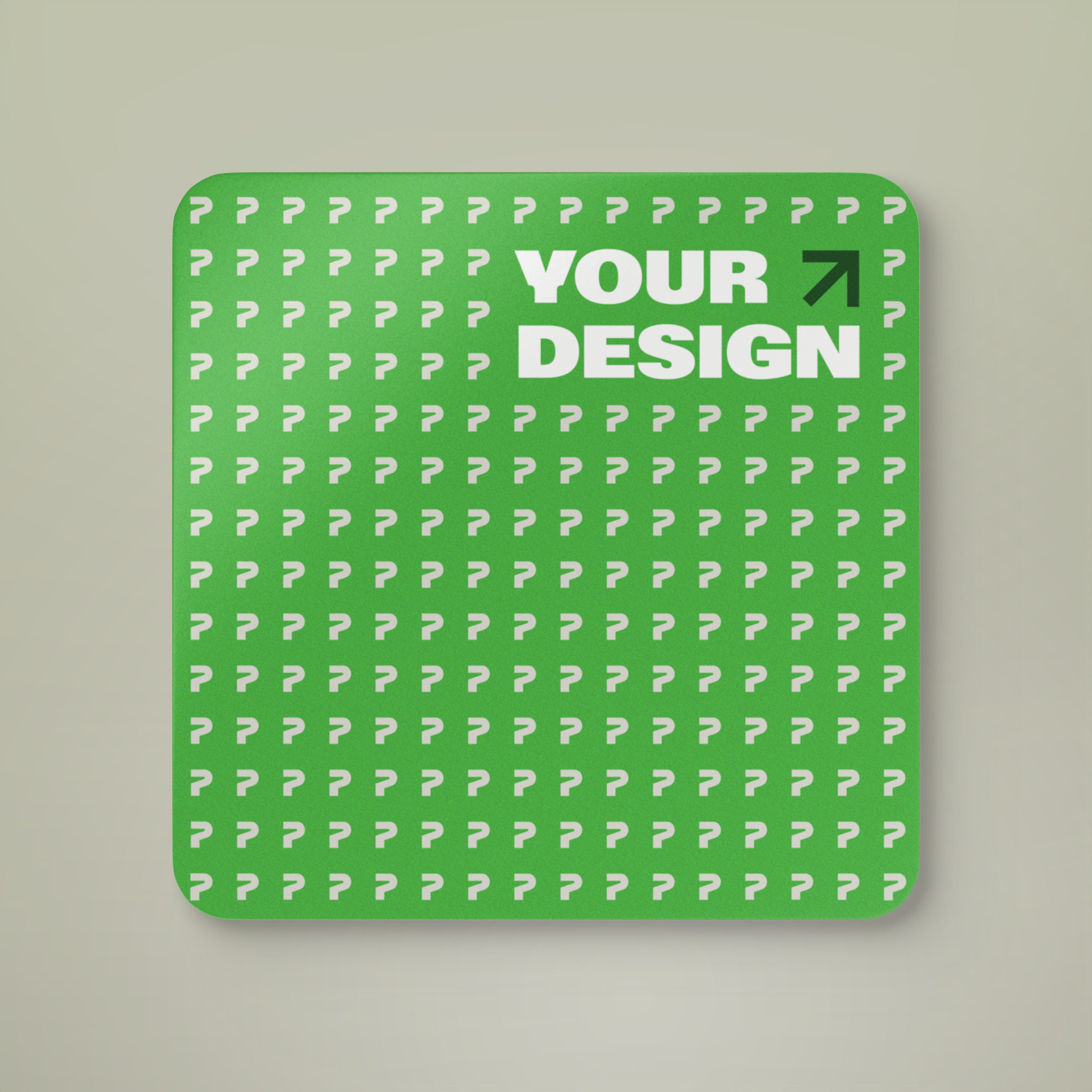 Hardboard Coasters with Cork Bottom (Set of 4) - Thumbnail Image