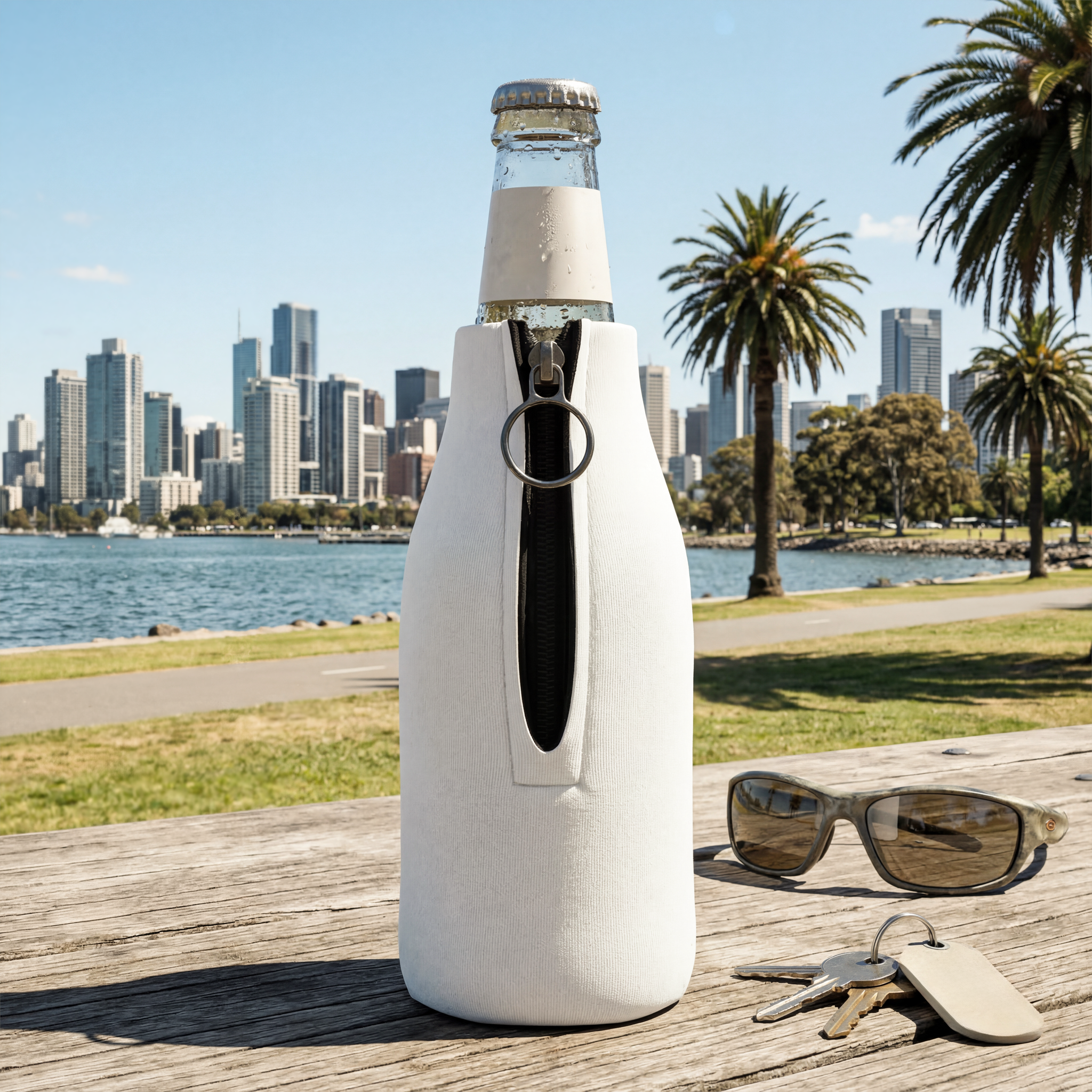 Zip-Up Bottle Cooler Sleeve - Thumbnail Image