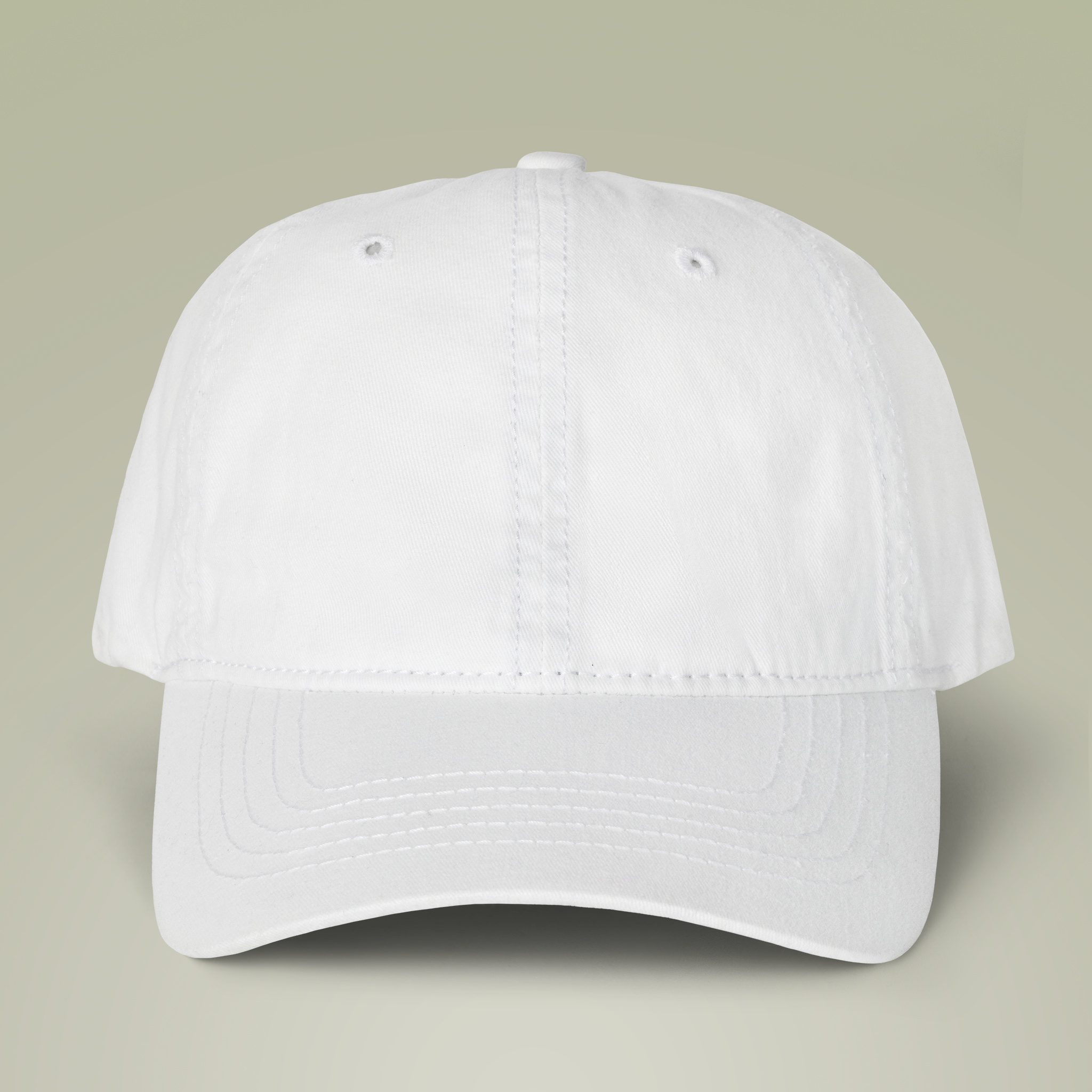 Women's Pigment-Dyed Cap with Fashion Undervisor (Embroidery) - Main Image