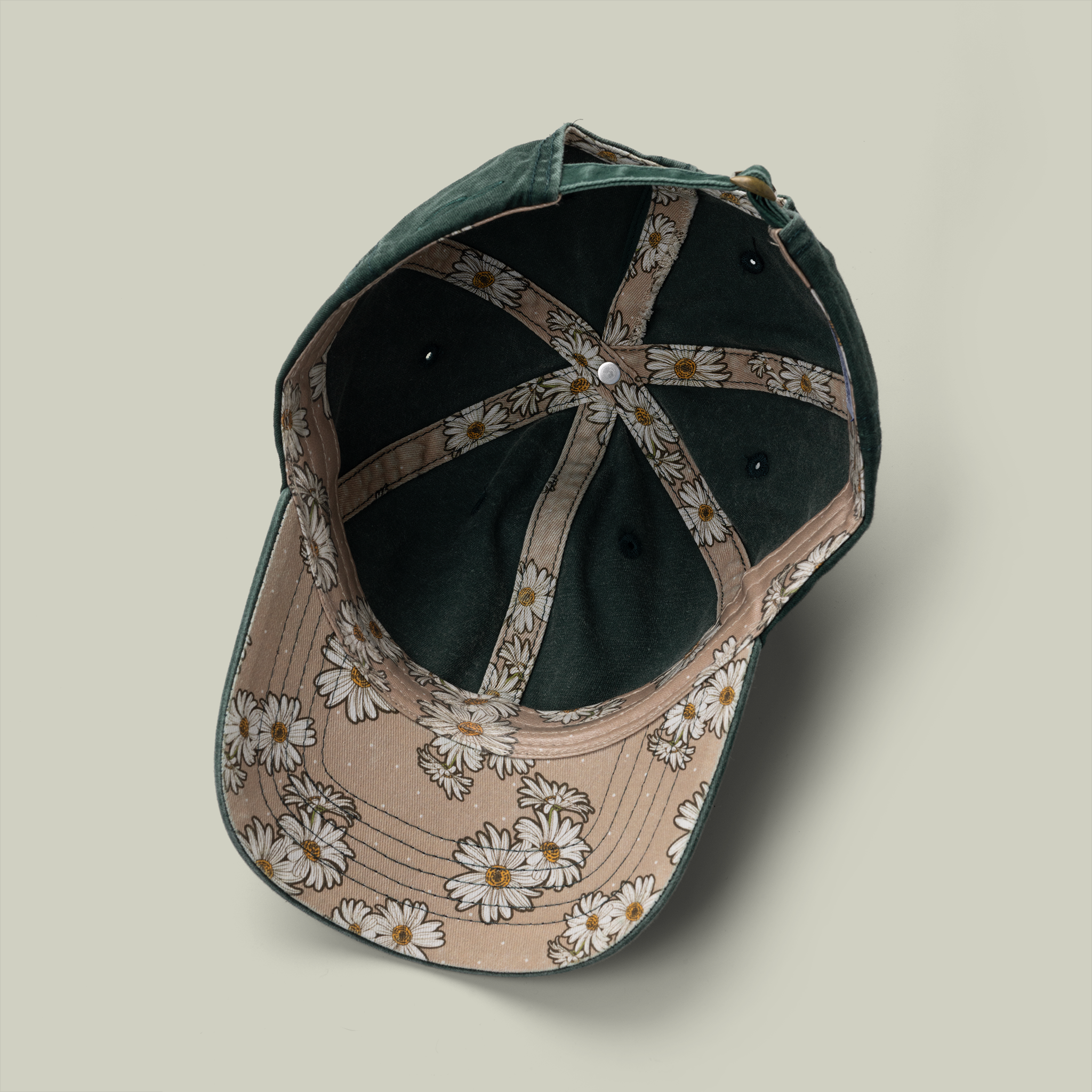 Women's Pigment-Dyed Cap with Fashion Undervisor (Embroidery) - Thumbnail Image