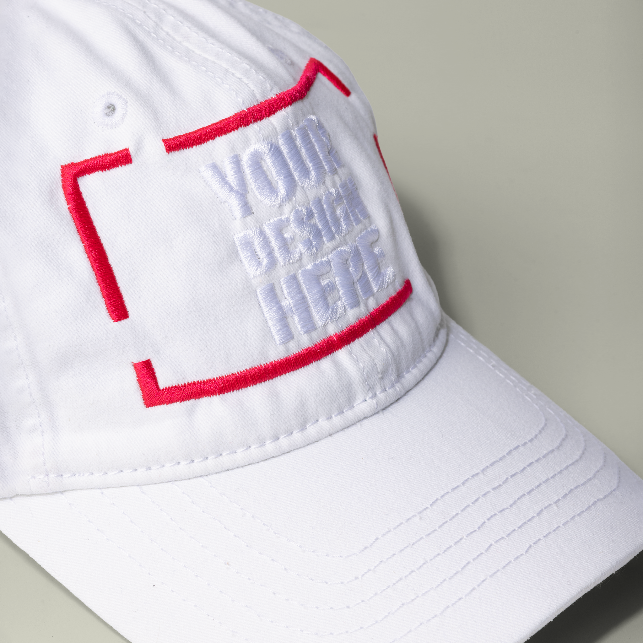 Women's Pigment-Dyed Cap with Fashion Undervisor (Embroidery) - Thumbnail Image