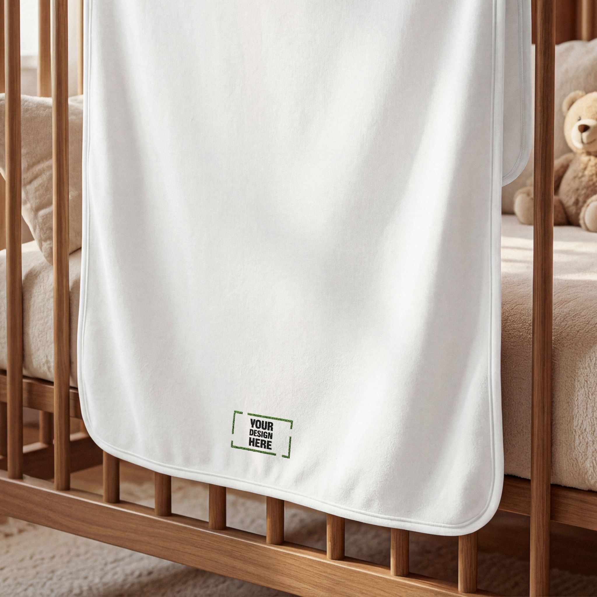 Premium Jersey Infant Blanket (Embroidery)