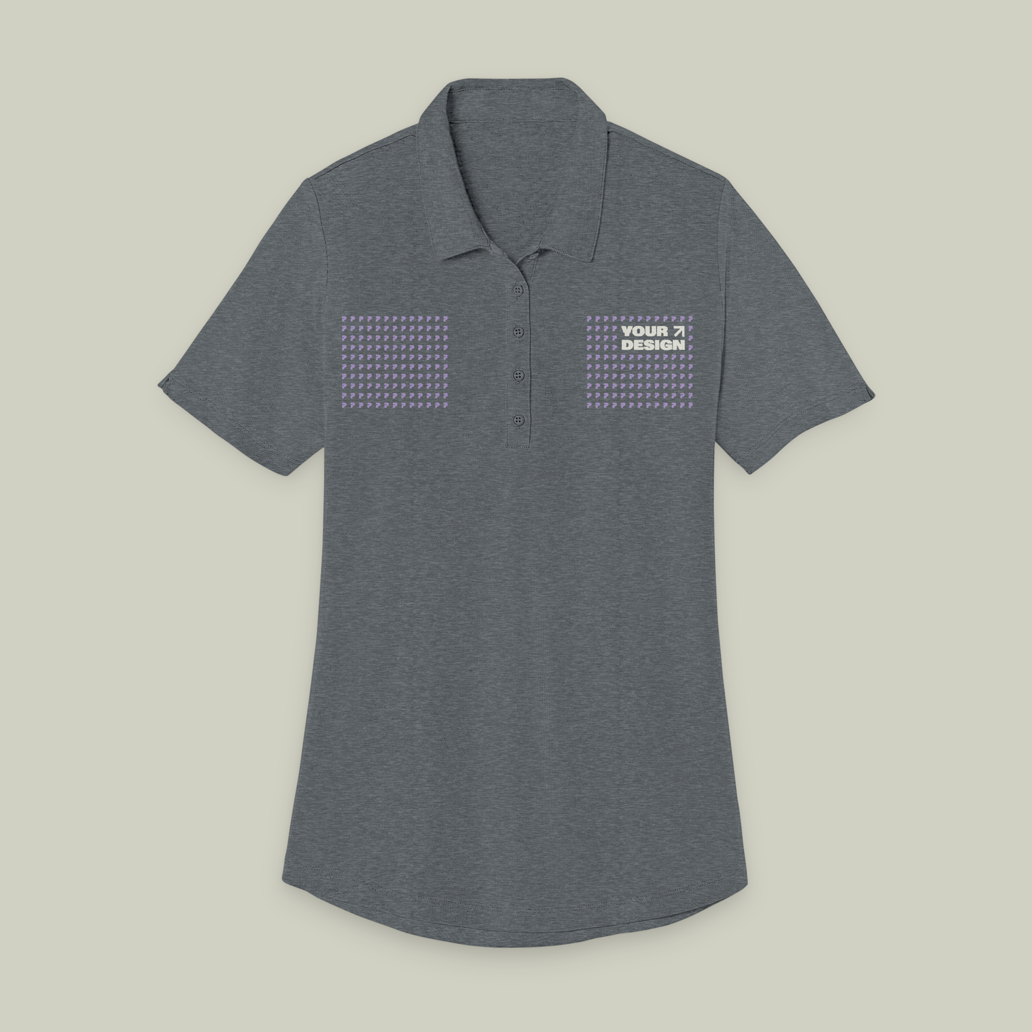Ladies Fine Pique Blend Polo - Thumbnail Image