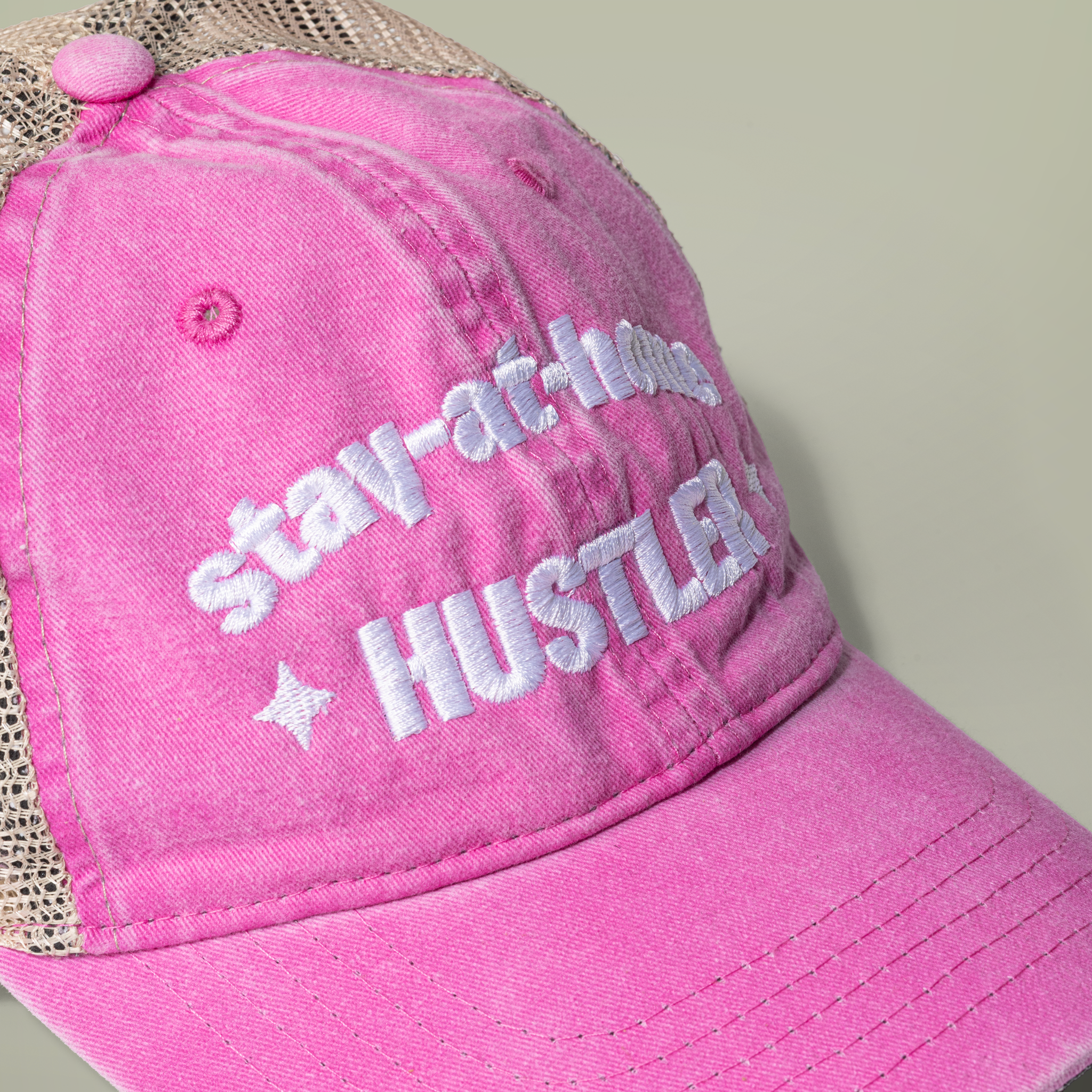 Women's Washed Mesh-Back Cap - Thumbnail Image