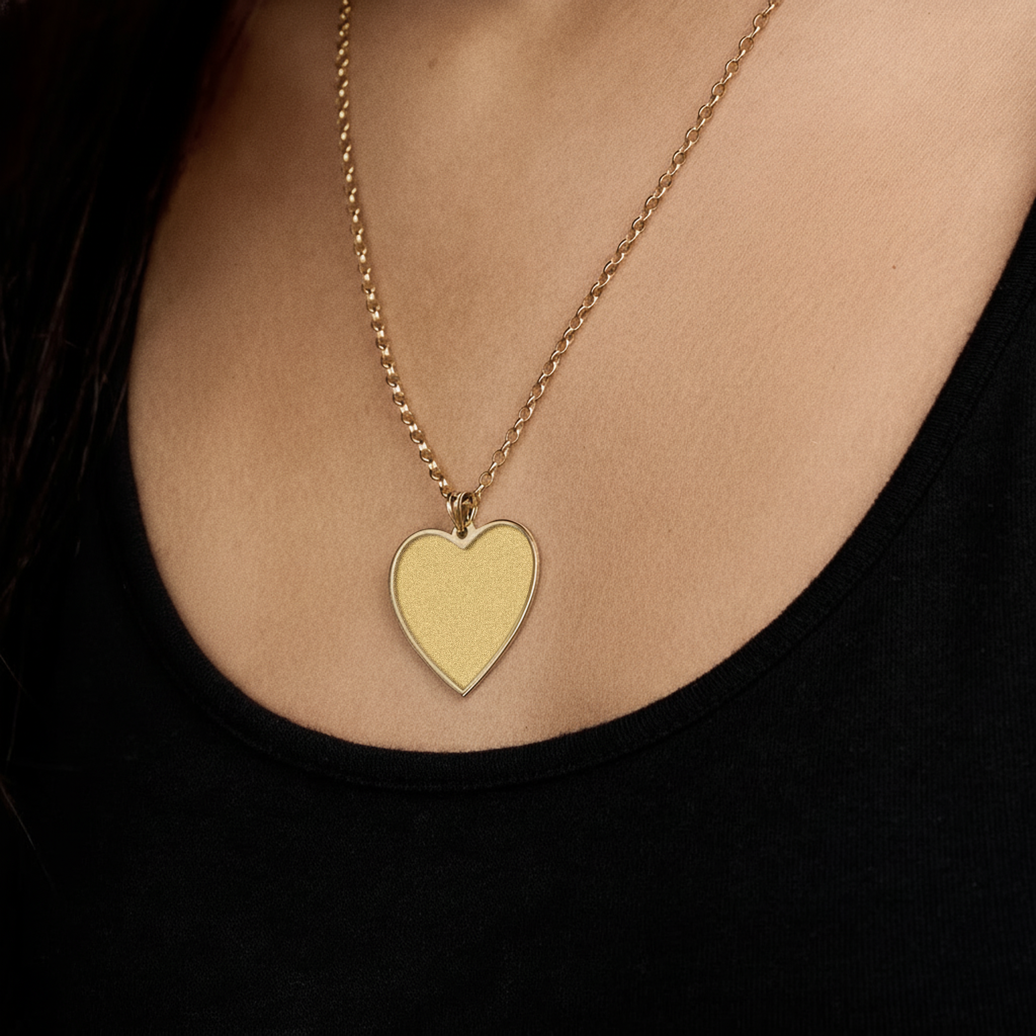 Heart Frame Photo Pendant - Main Image