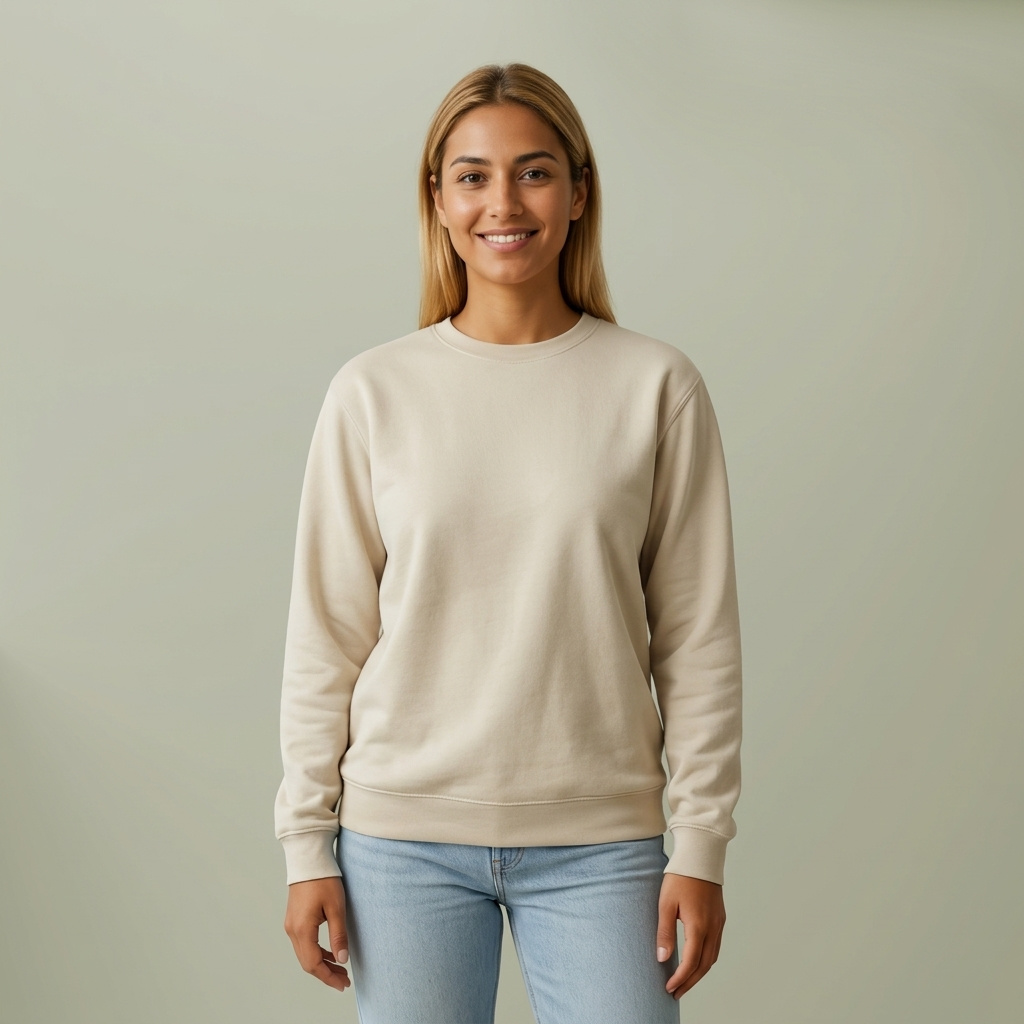 Midweight Pigment-dyed Crewneck Sweatshirt - Main Image