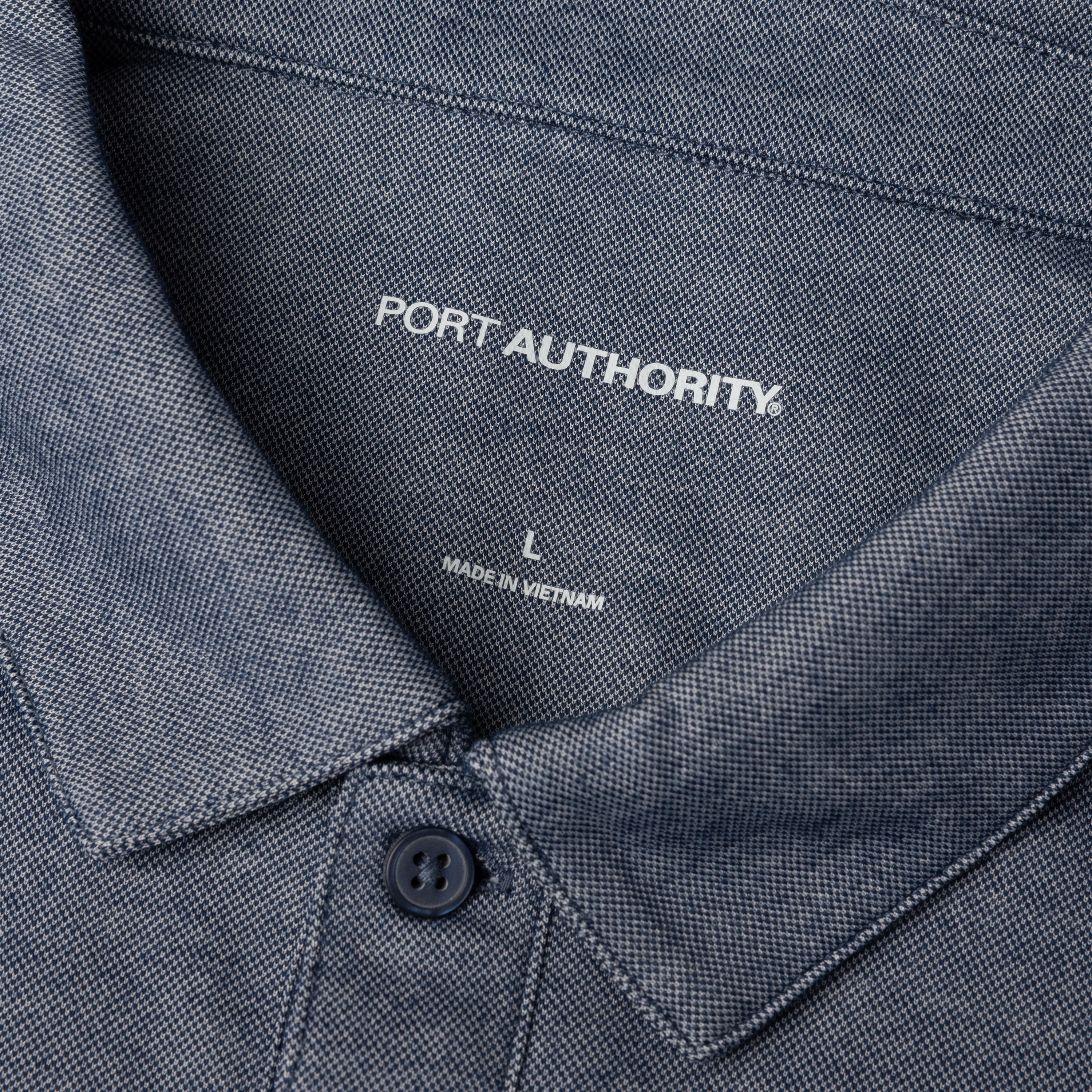 Port Authority® Fine Pique Blend Polo - Thumbnail Image