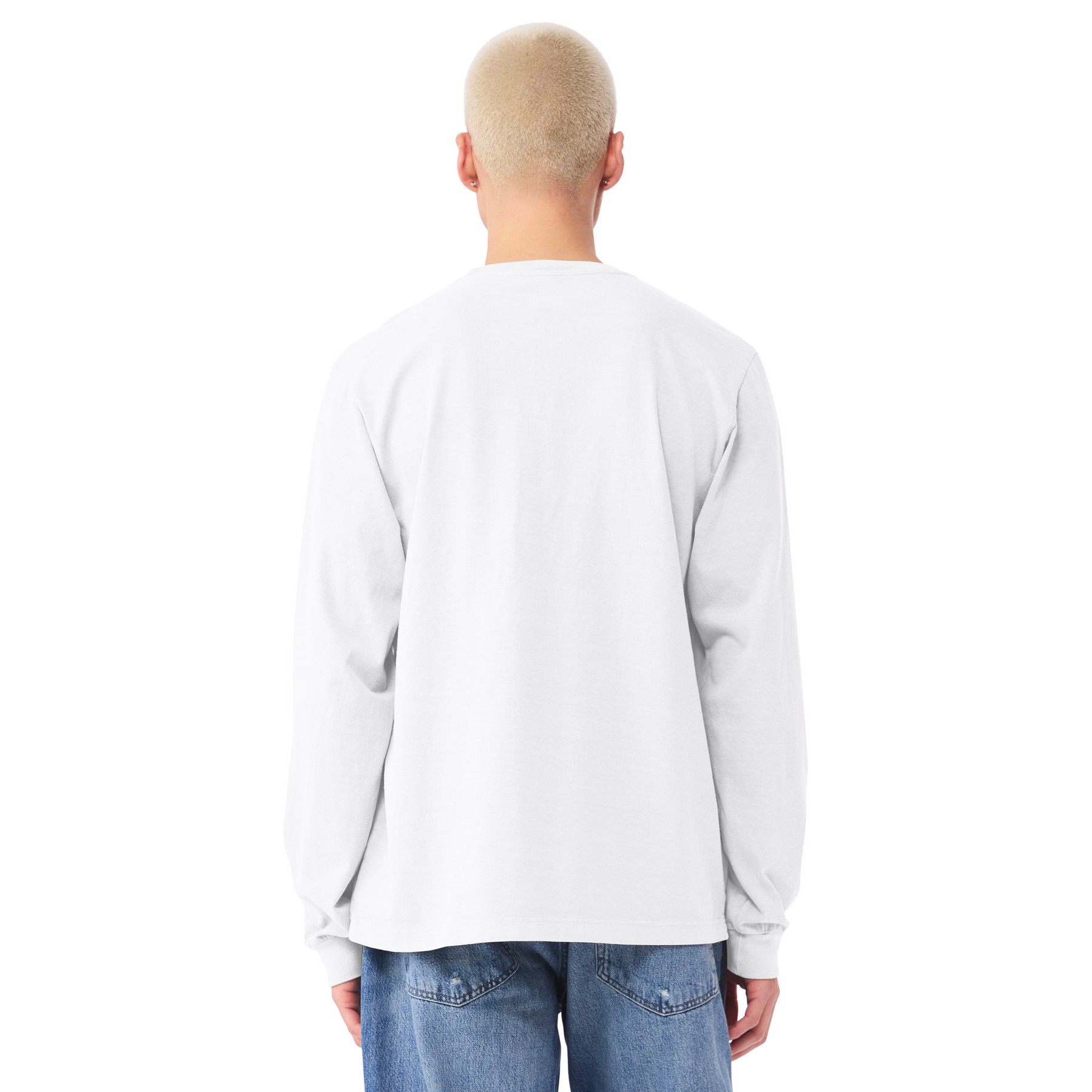 Unisex Relaxed Fit Cotton Long-sleeve - Thumbnail Image