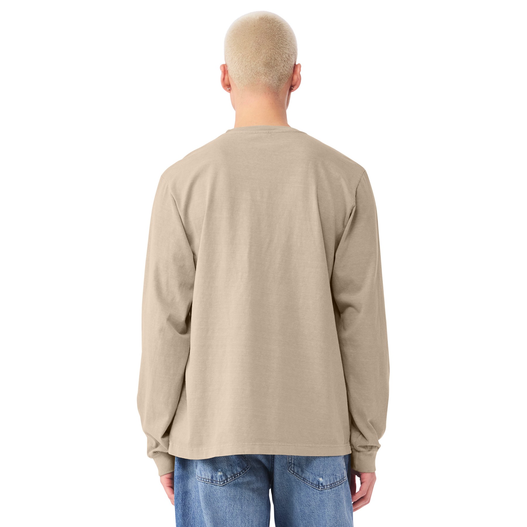 Unisex Relaxed Fit Cotton Long-sleeve - Thumbnail Image