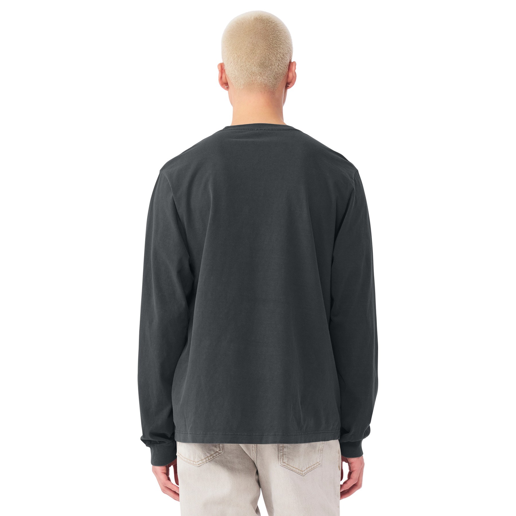 Unisex Relaxed Fit Cotton Long-sleeve - Thumbnail Image