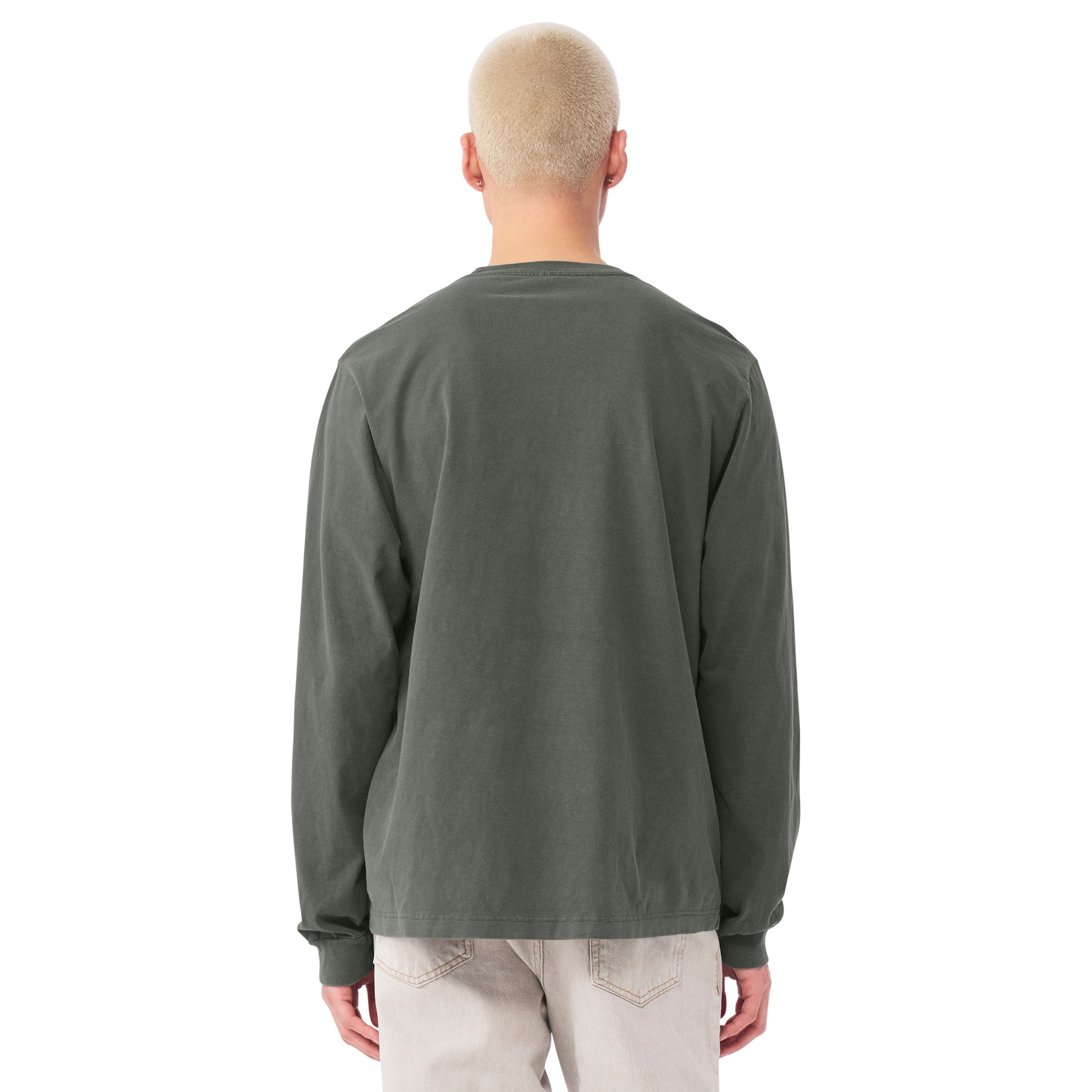 Unisex Relaxed Fit Cotton Long-sleeve - Thumbnail Image