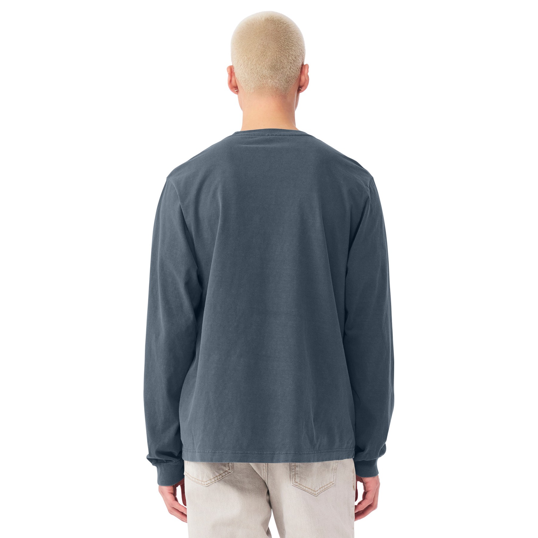 Unisex Relaxed Fit Cotton Long-sleeve - Thumbnail Image