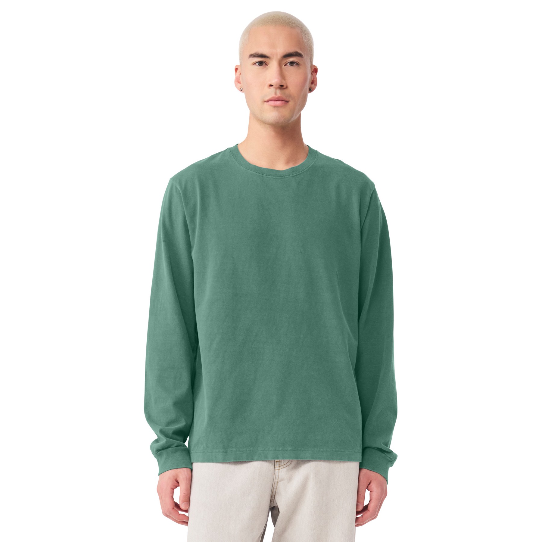 Unisex Relaxed Fit Cotton Long-sleeve - Thumbnail Image