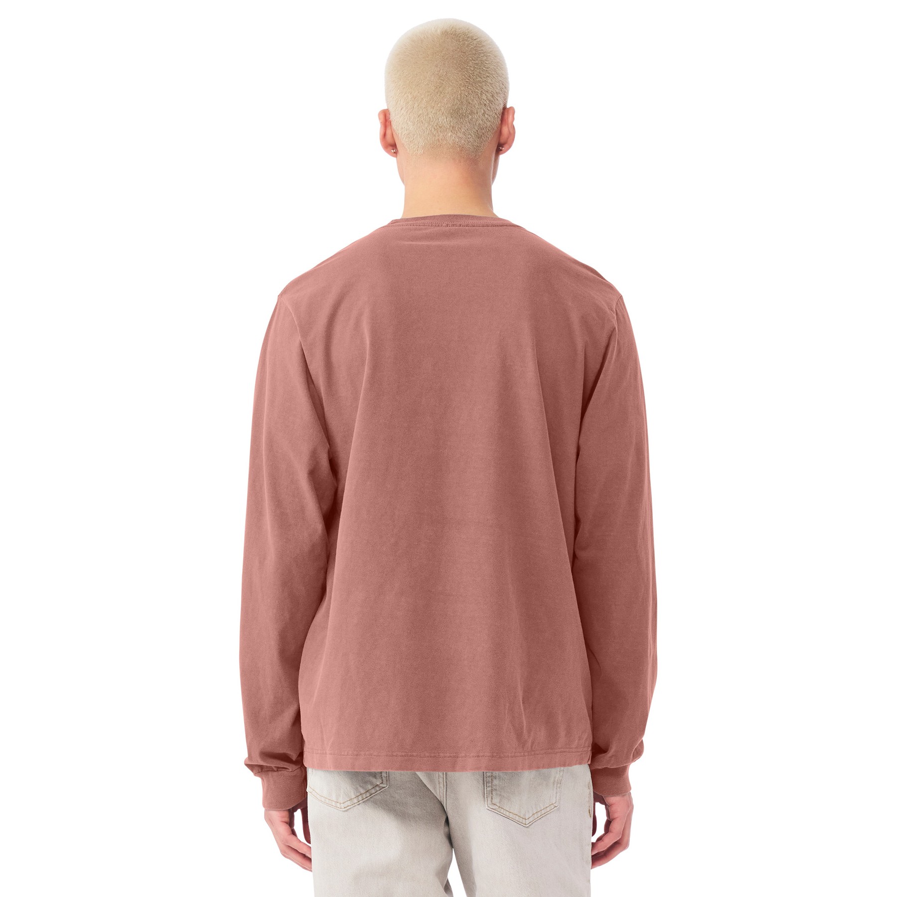 Unisex Relaxed Fit Cotton Long-sleeve - Thumbnail Image