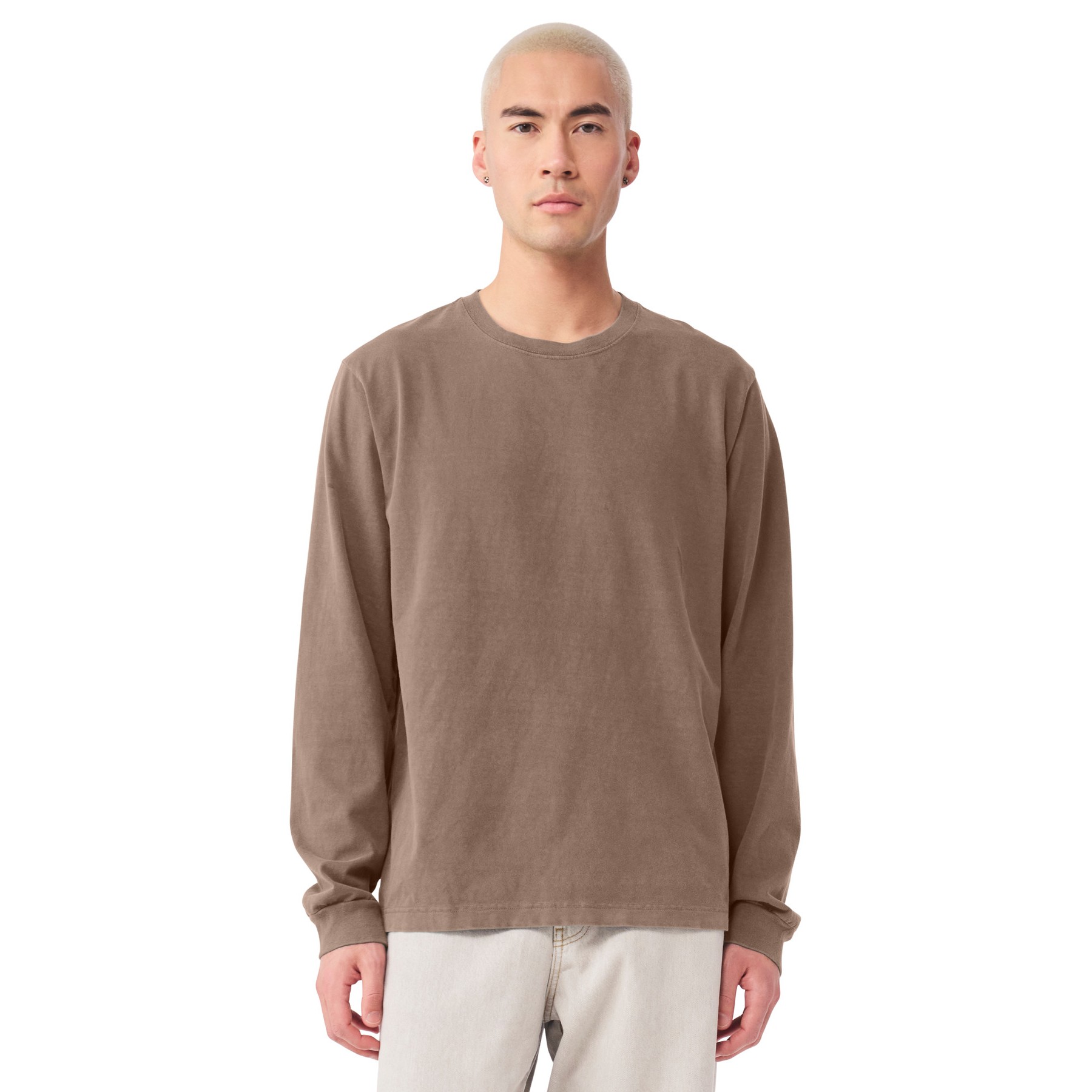 Unisex Relaxed Fit Cotton Long-sleeve - Thumbnail Image