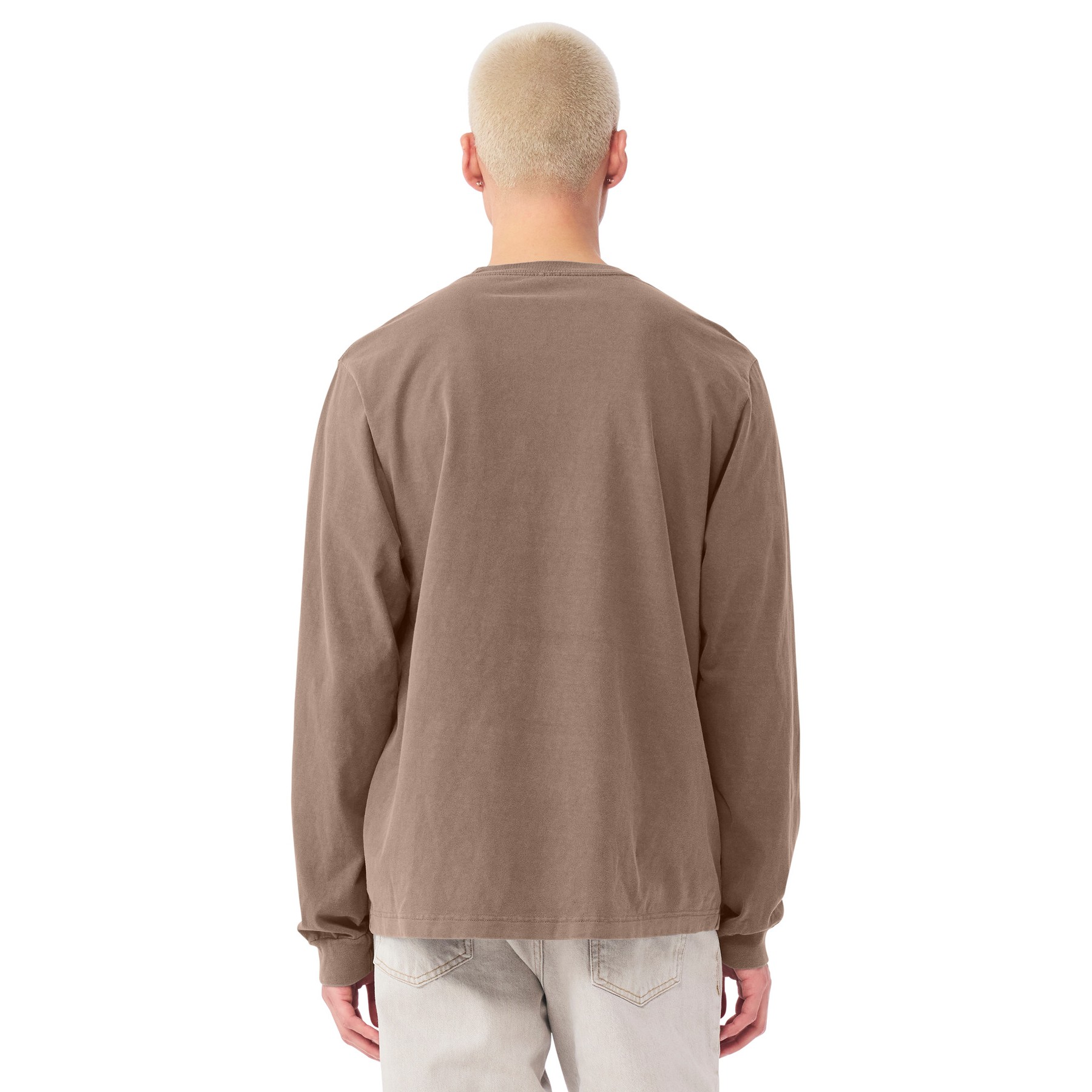 Unisex Relaxed Fit Cotton Long-sleeve - Thumbnail Image
