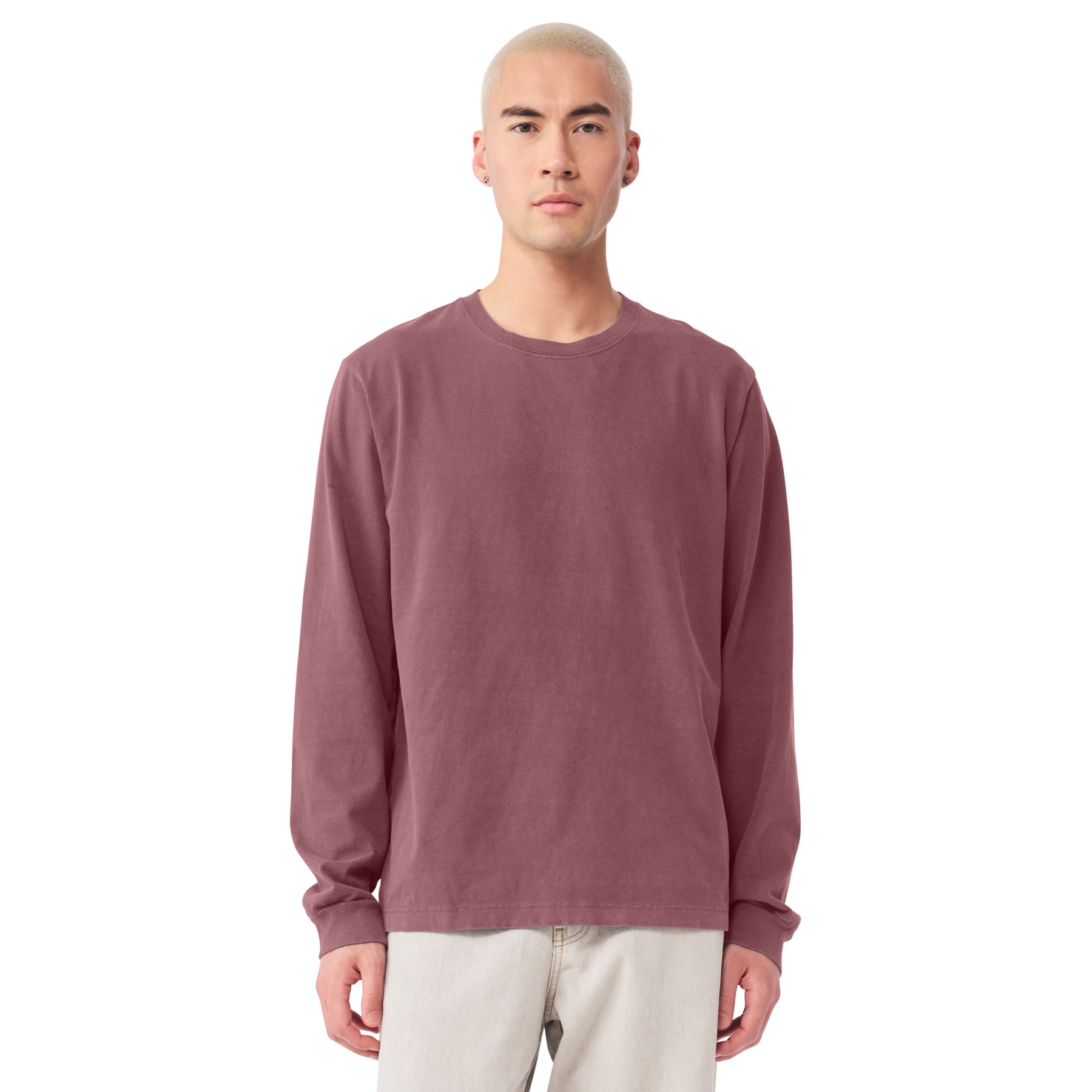 Unisex Relaxed Fit Cotton Long-sleeve - Thumbnail Image