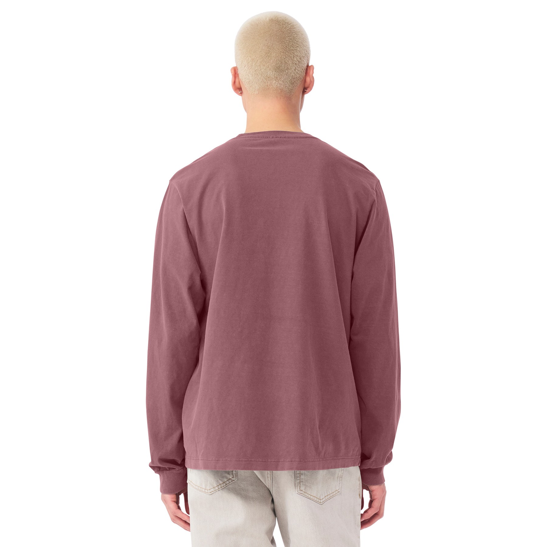 Unisex Relaxed Fit Cotton Long-sleeve - Thumbnail Image