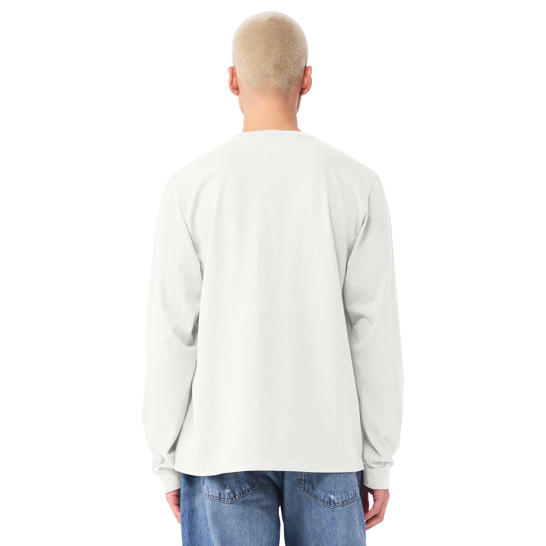 Unisex Relaxed Fit Cotton Long-sleeve - Thumbnail Image