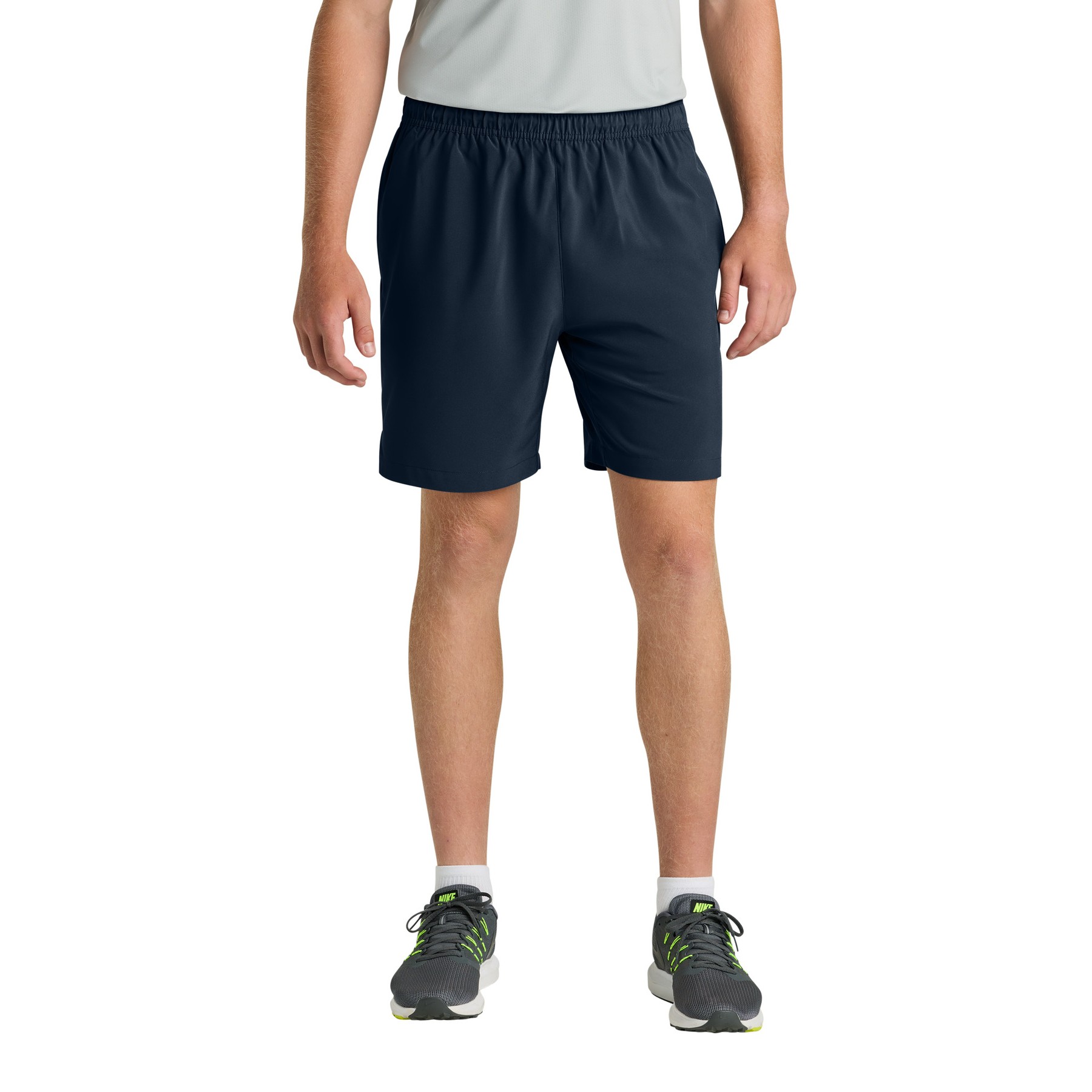 Men's Relaxed Fit Polyester Trousers - Thumbnail Image