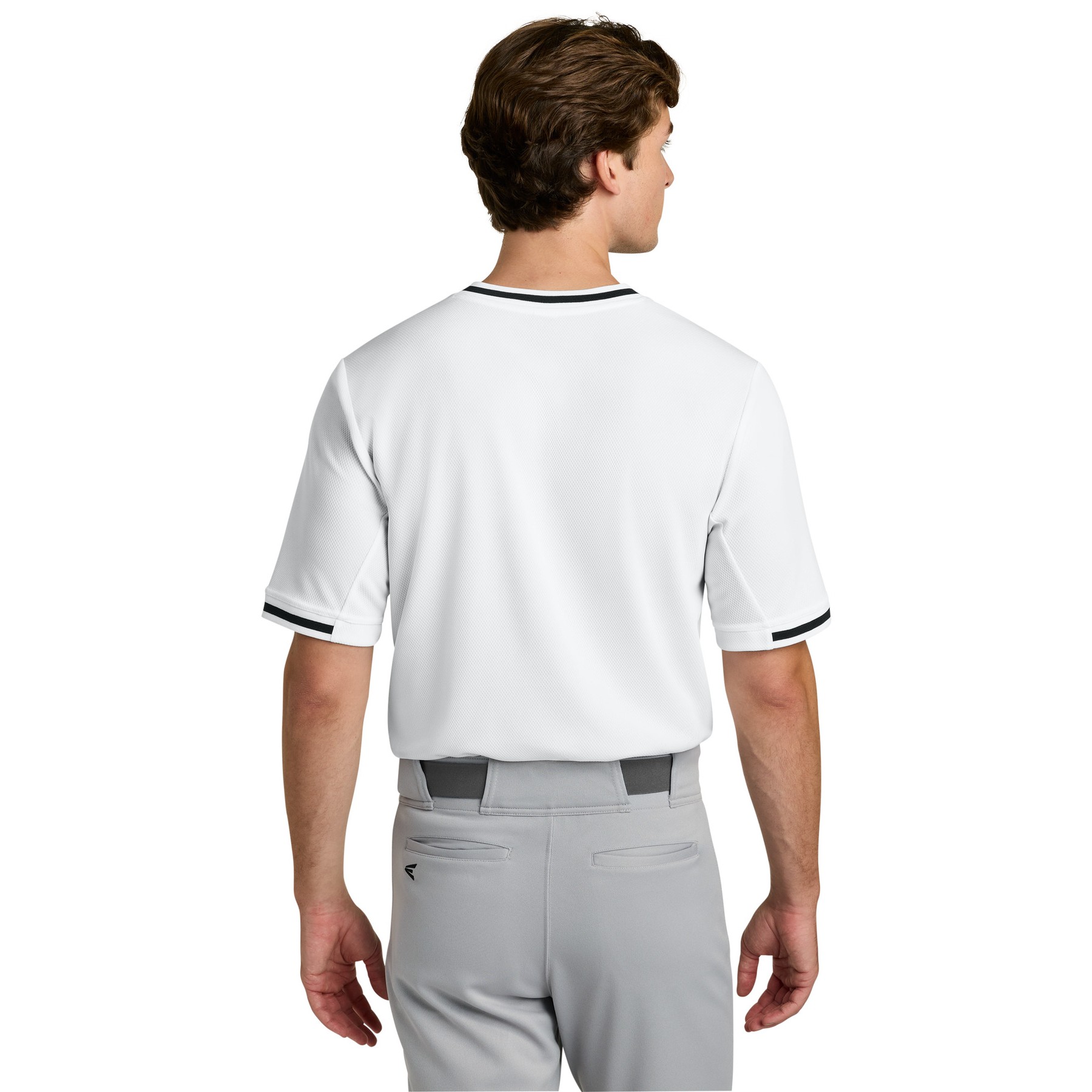 Men's Polyester V-Neck T-Shirt - Thumbnail Image