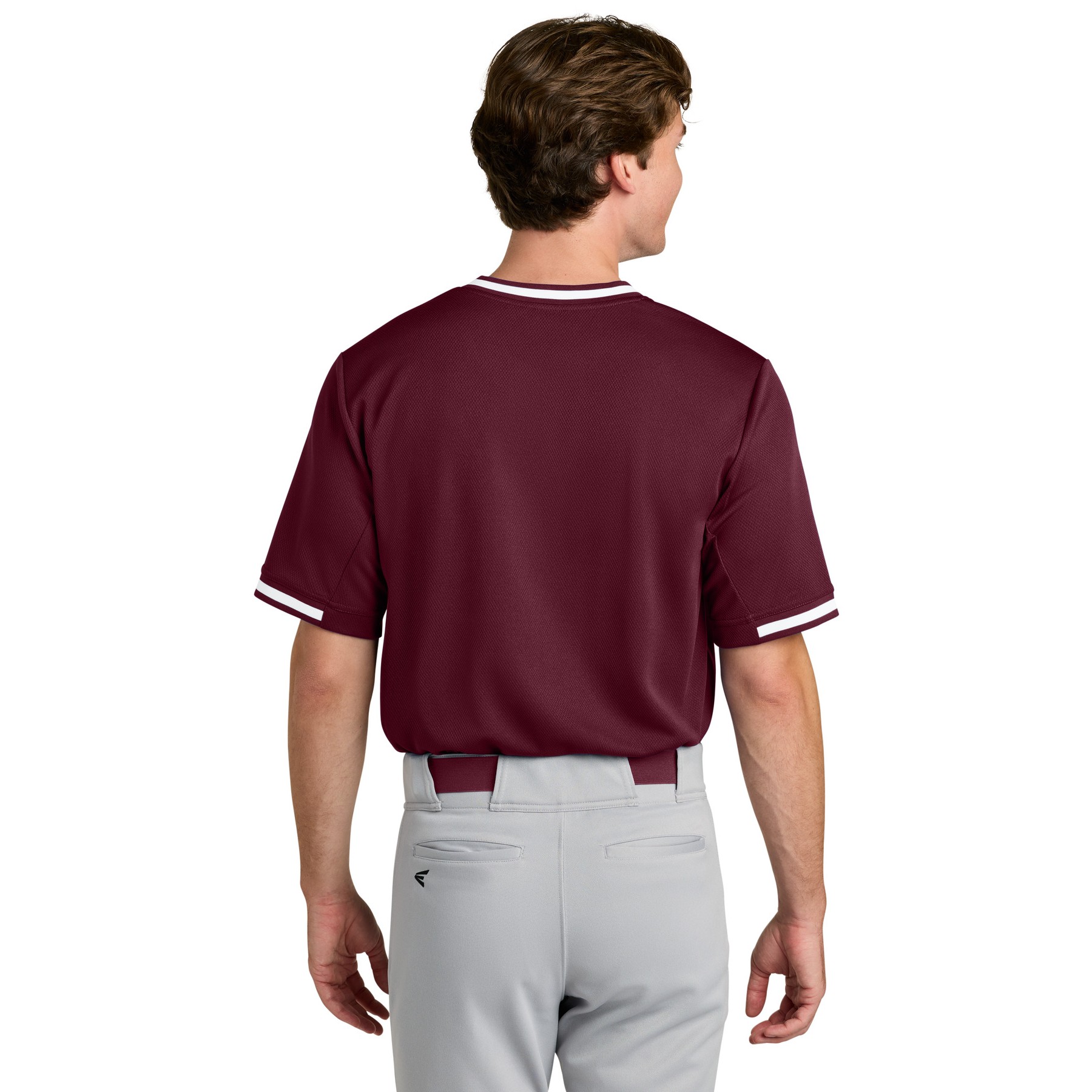 Men's Polyester V-Neck T-Shirt - Thumbnail Image