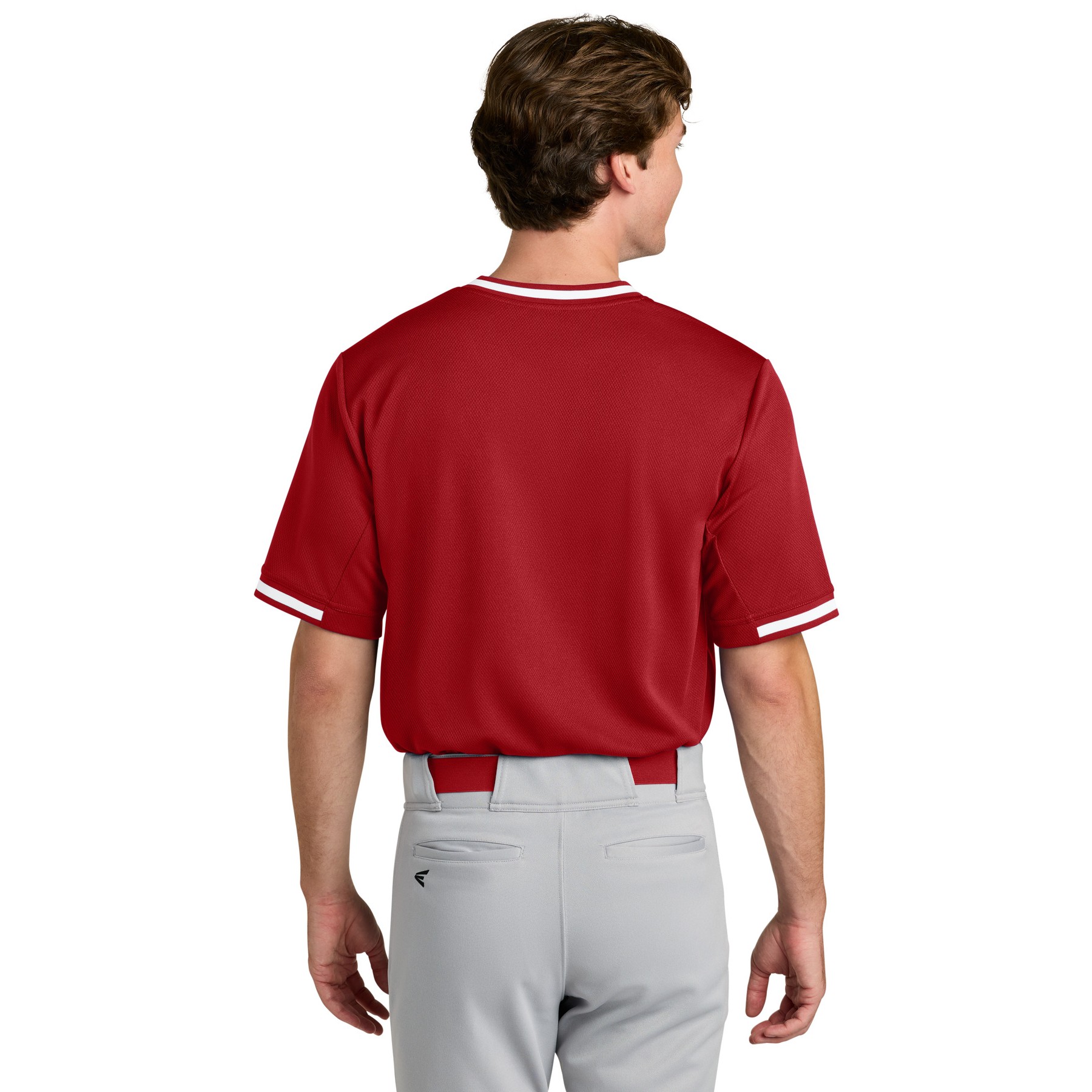 Men's Polyester V-Neck T-Shirt - Thumbnail Image