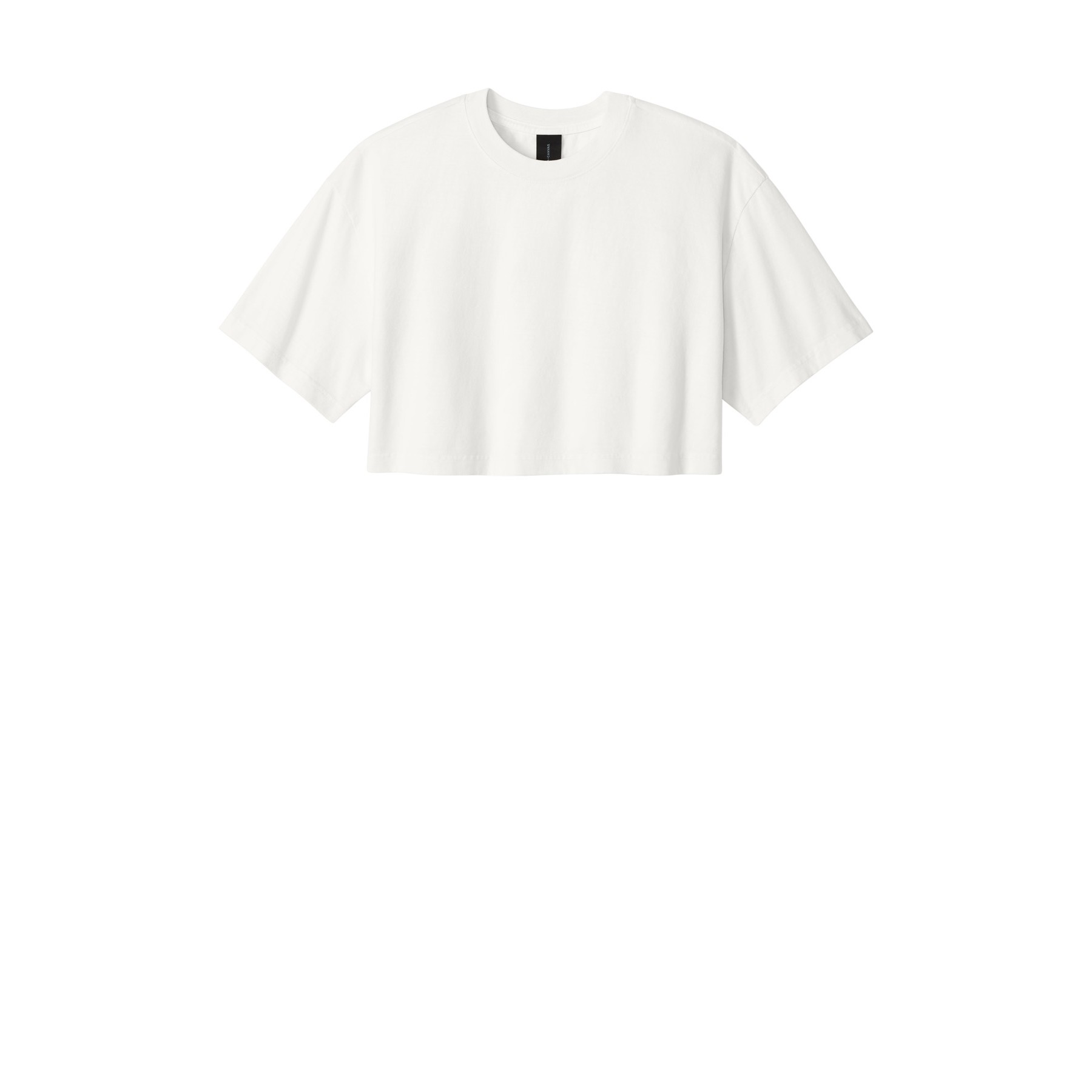 Women's Cropped Cotton T-Shirt - Thumbnail Image