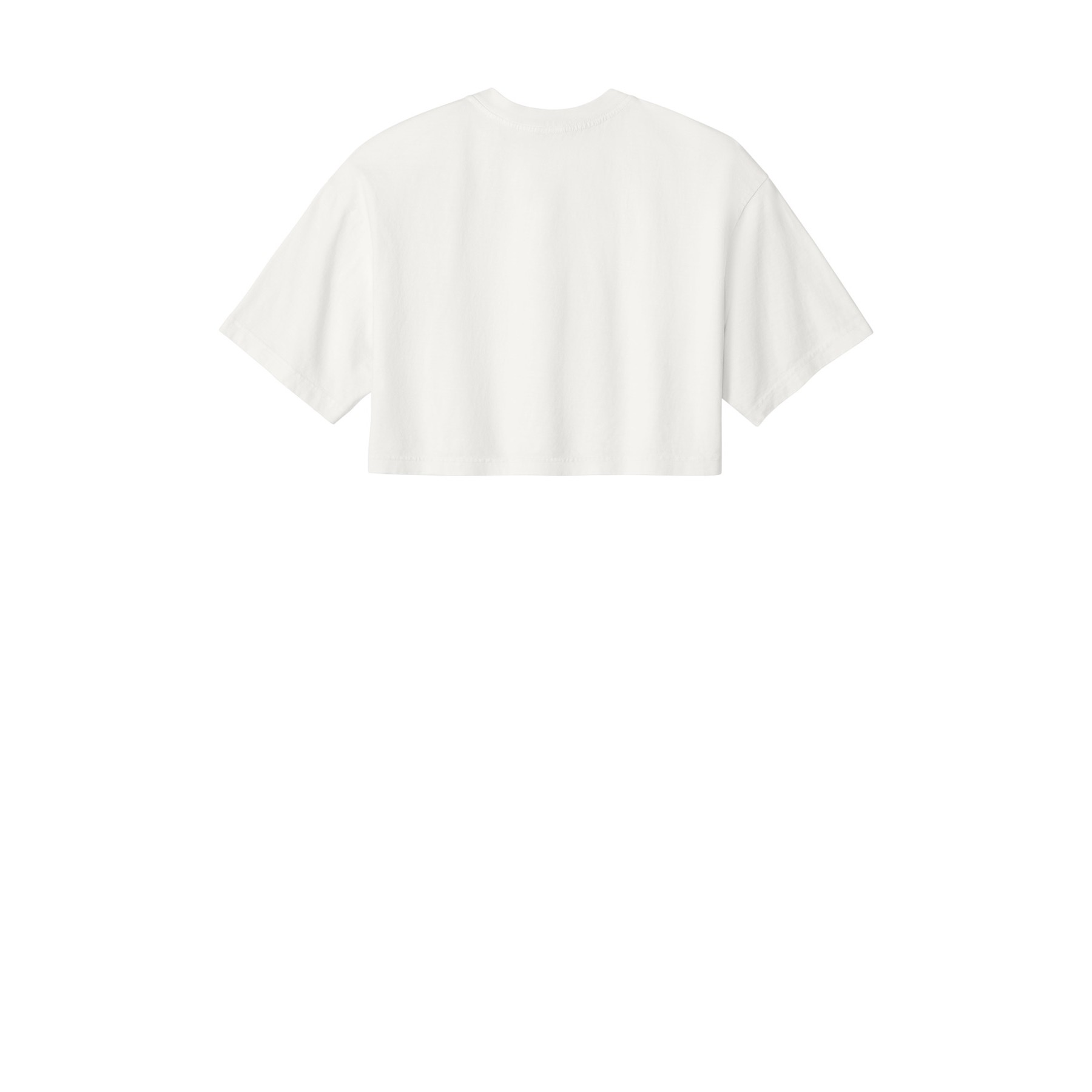 Women's Cropped Cotton T-Shirt - Thumbnail Image