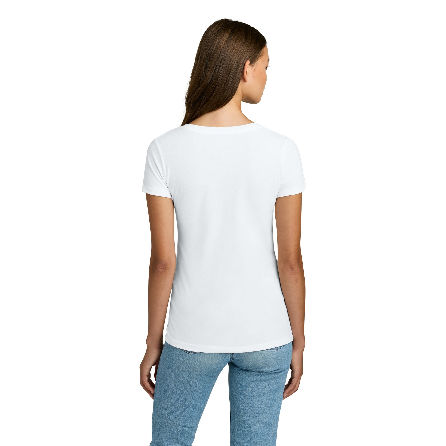 Women's Slim Fit Cotton Polyester T-Shirt - Thumbnail Image